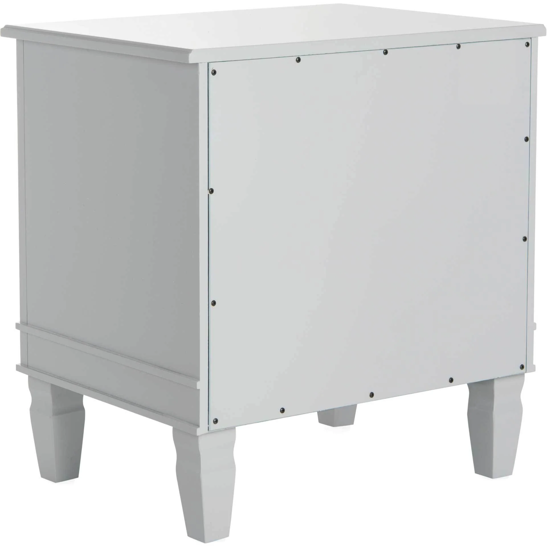 Kinsley Three Drawer Nightstand Gray - Image 4