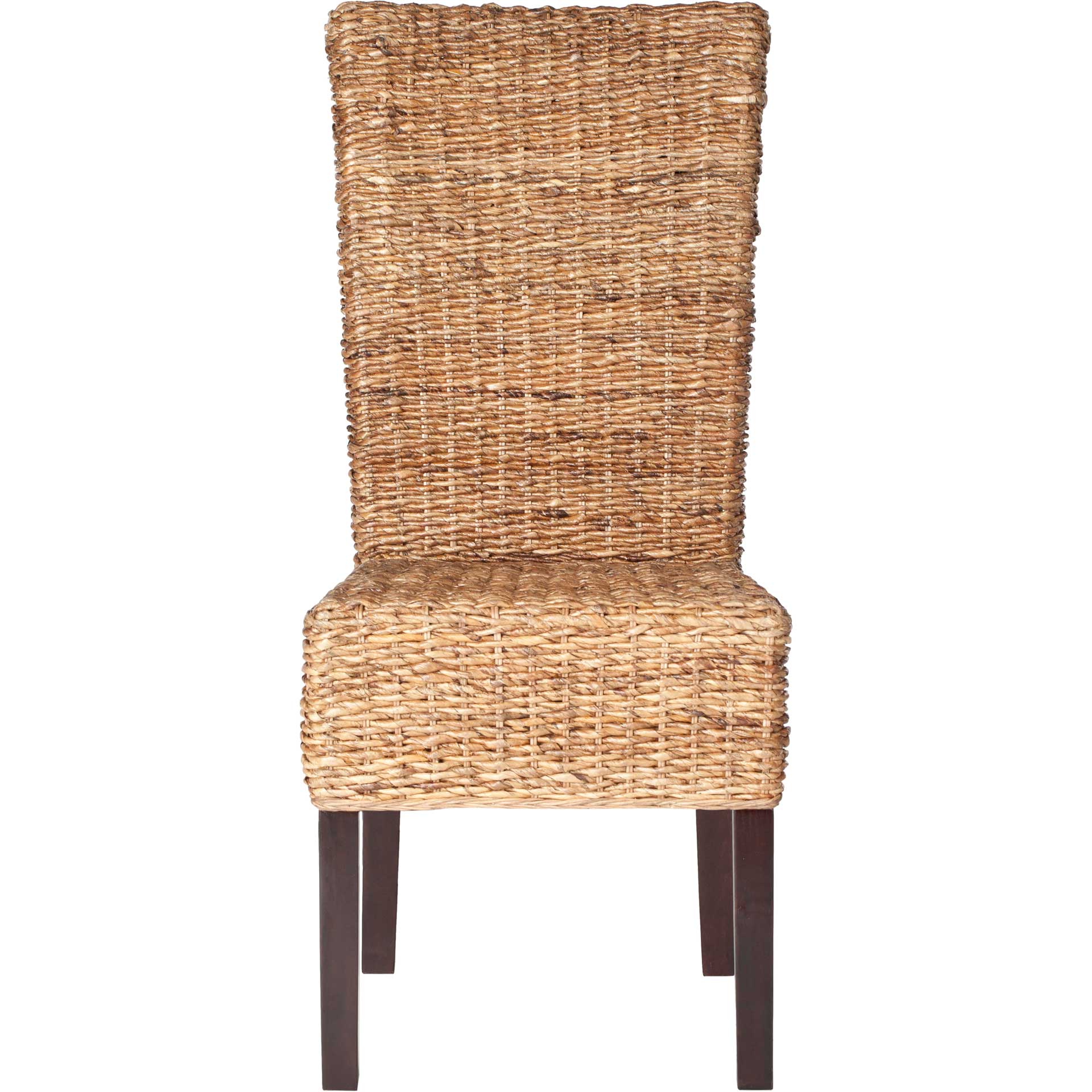 Kisii Rattan Side Chair Natural/Dark Brown (Set of 2) - Image 3