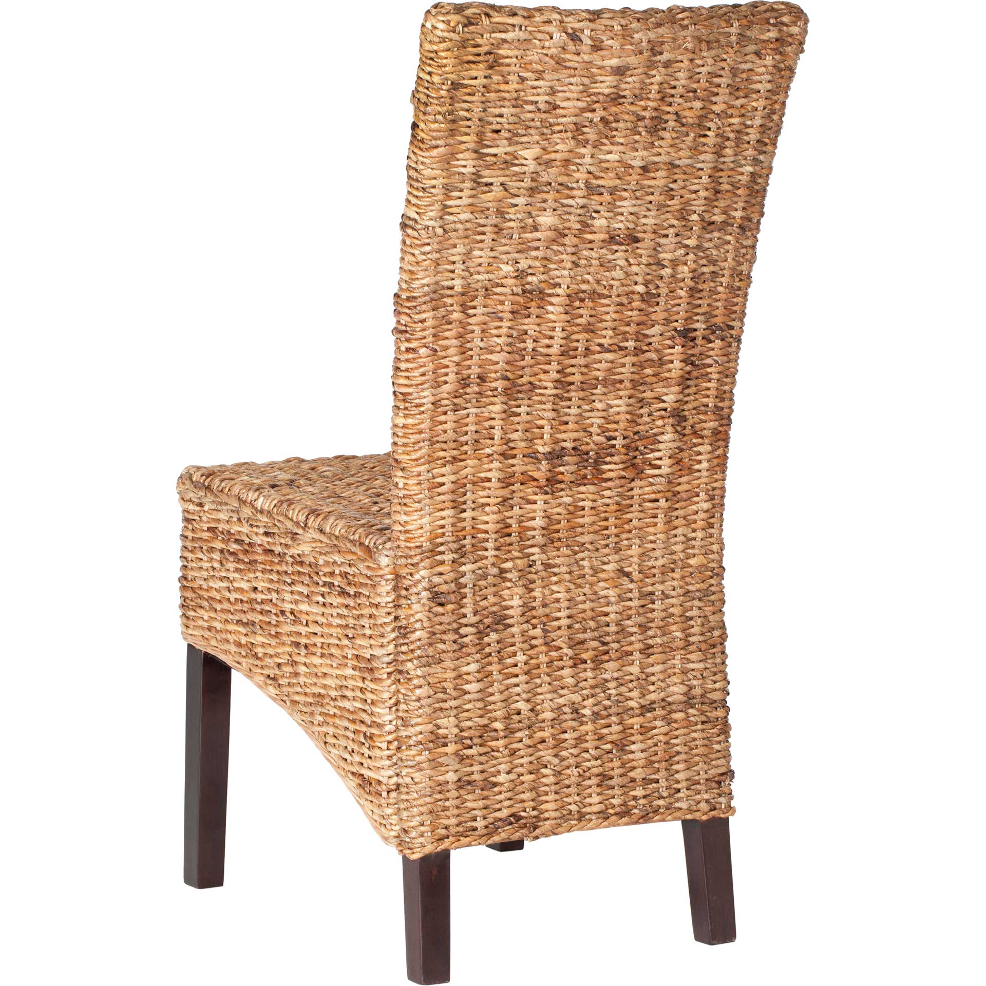 Kisii Rattan Side Chair Natural/Dark Brown (Set of 2) - Image 4