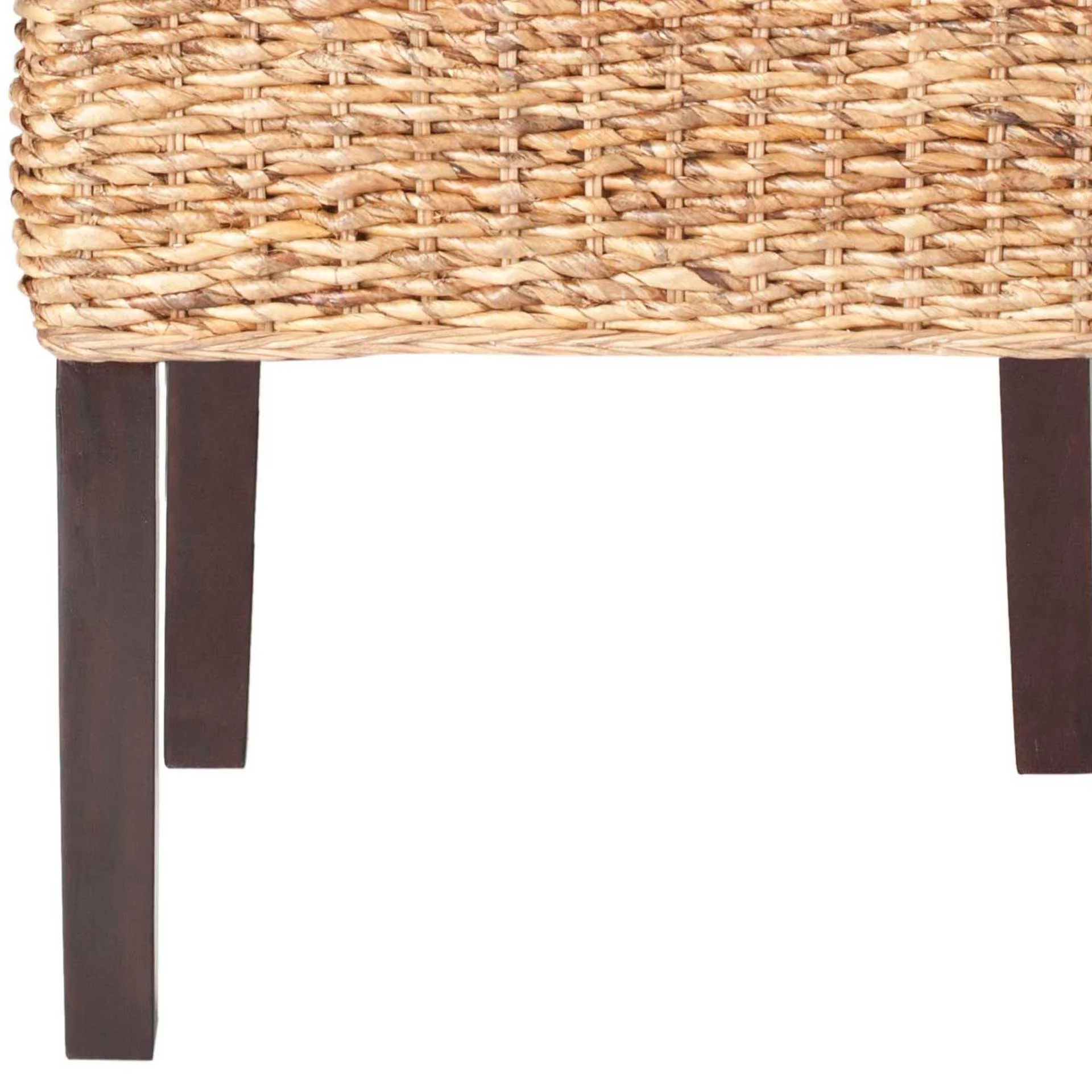 Kisii Rattan Side Chair Natural/Dark Brown (Set of 2) - Image 5