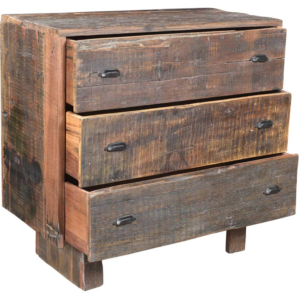 Klonoa 3 Drawer Chest Black - Image 2