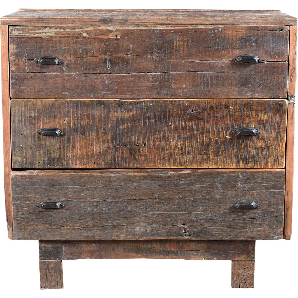 Klonoa 3 Drawer Chest Black - Image 3
