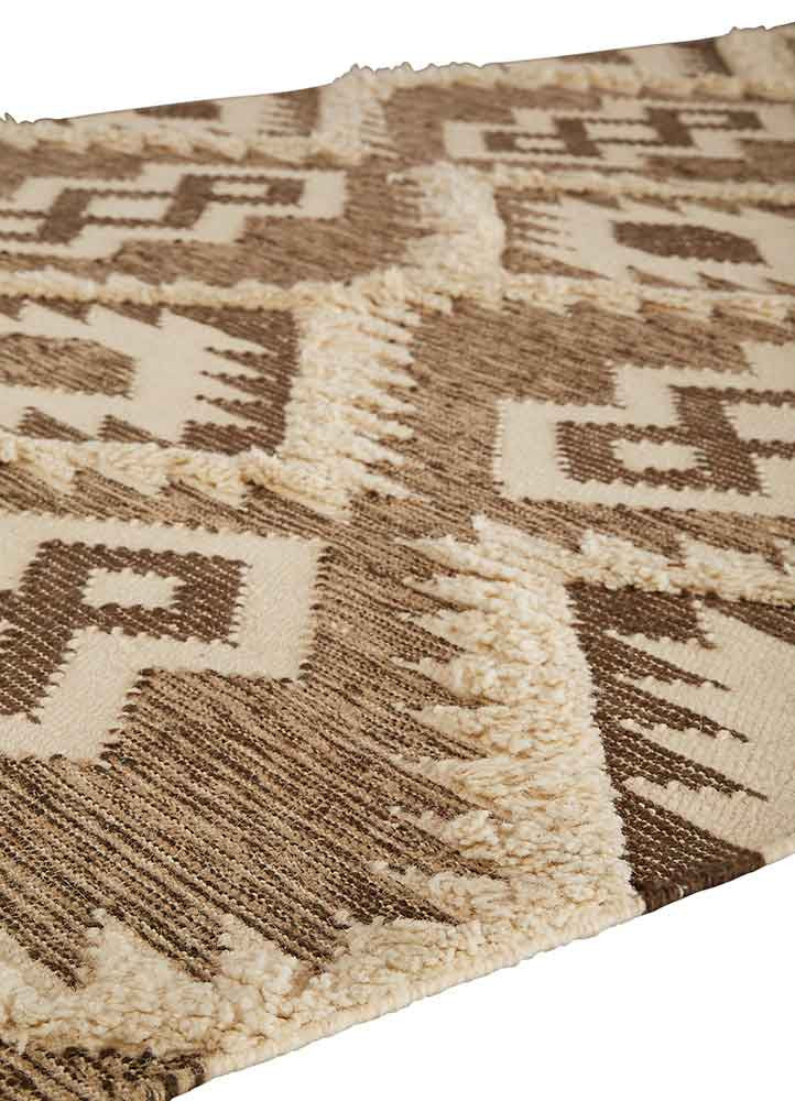 Kokoda Darby Brown/White Area Rug - Image 2