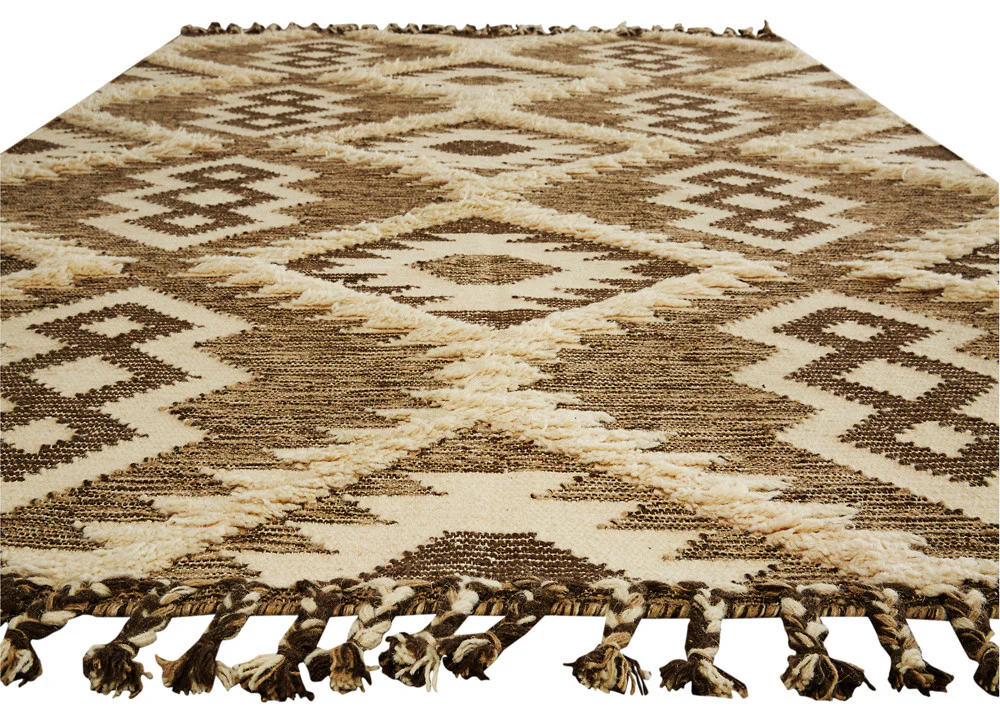 Kokoda Darby Brown/White Area Rug - Image 4