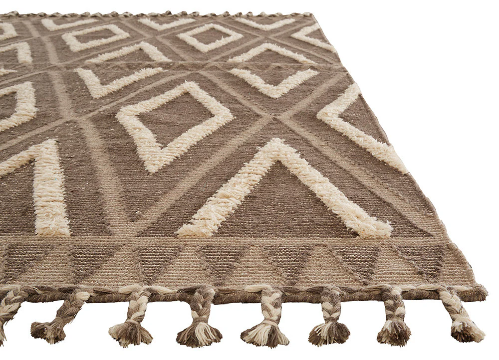 Kokoda Kent Brown/White Area Rug - Image 3