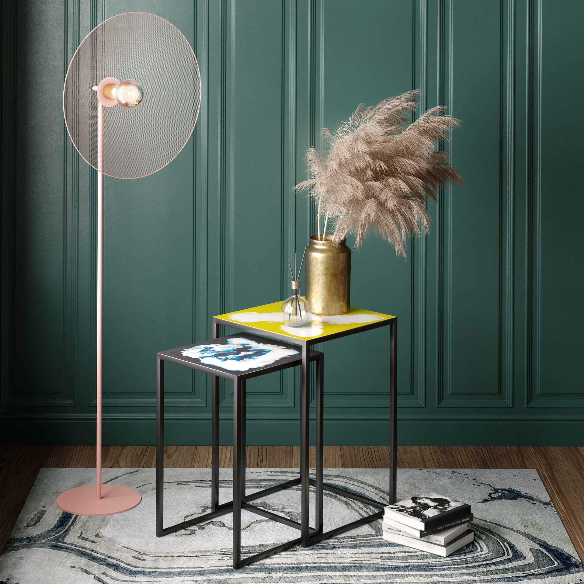 Kole Floor Lamp Blush - Image 6