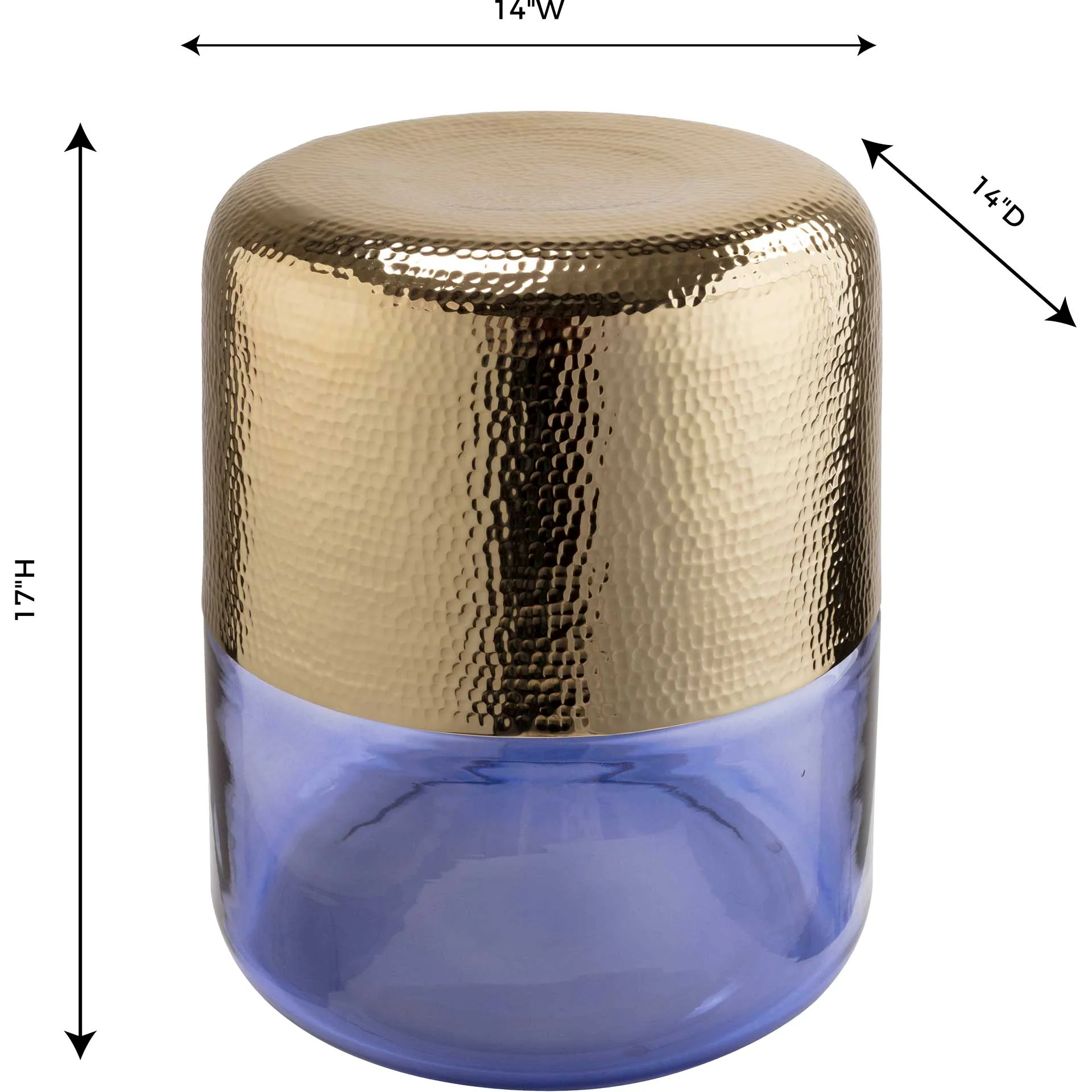 Kolten Side Table Gold/Purple - Image 4