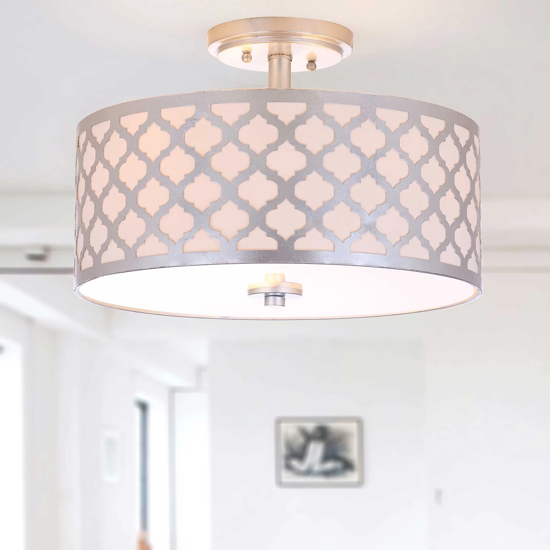 Kolten Silver Flush Mount Silver - Image 4