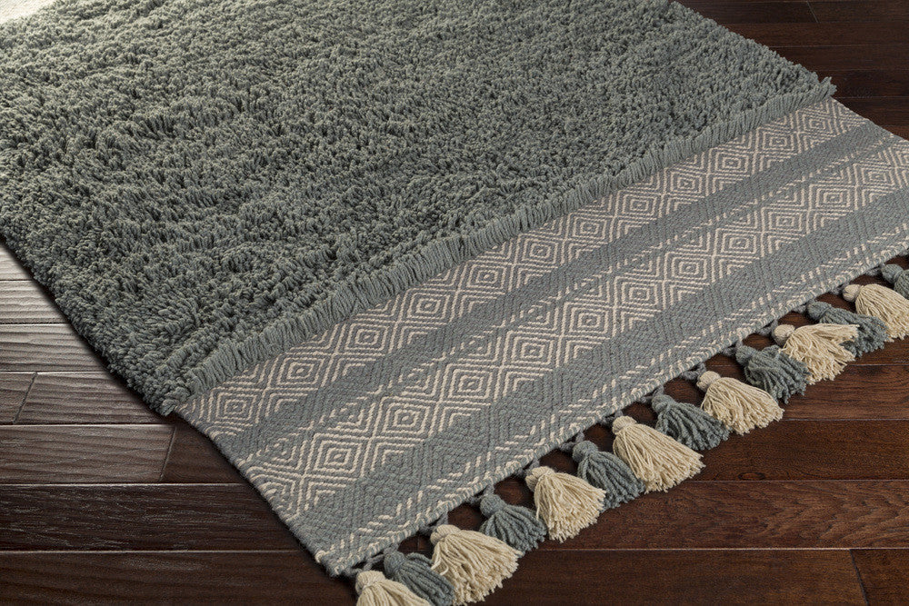 Korva Moss/Light Gray/Gray Area Rug - Image 2