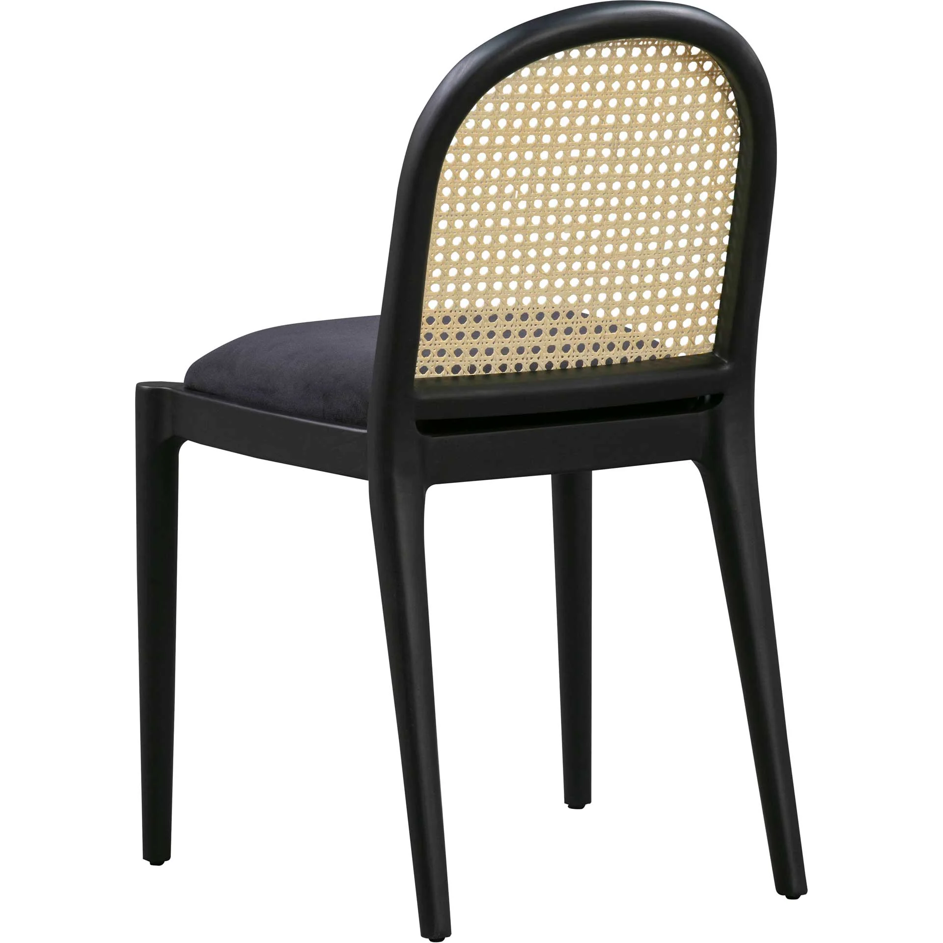 Kory Cane Dining Chair Black - Image 3