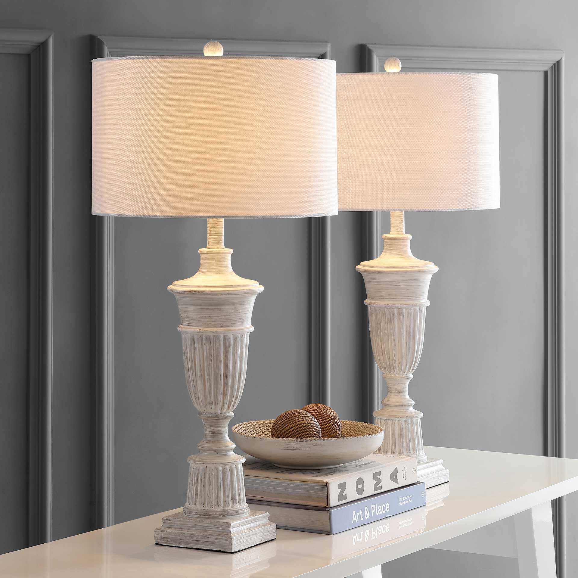 Kyle Table Lamp White Wash (Set of 2) - Image 4
