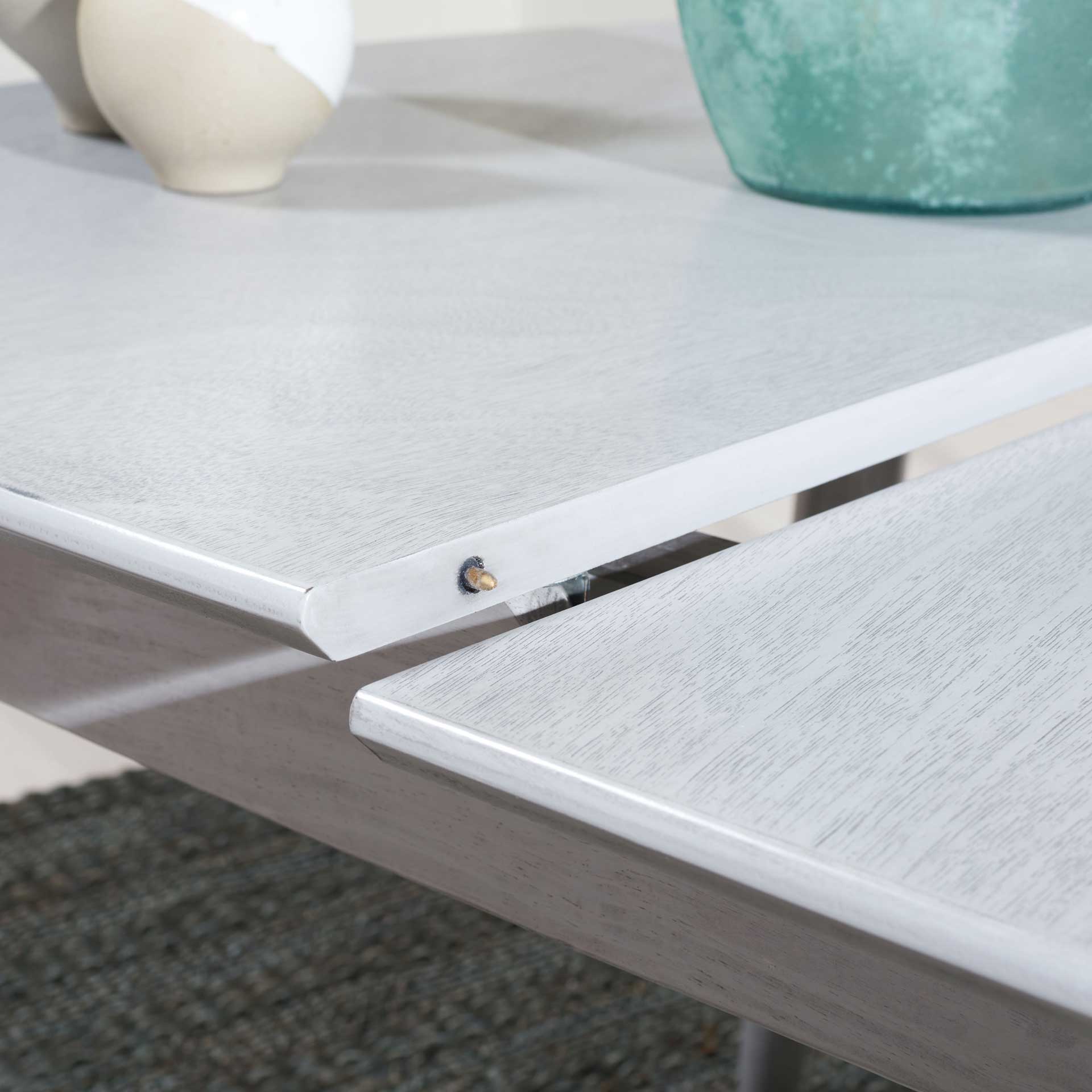 Kylie Auto Mechanism Extension Dining Table Dark Gray - Image 6
