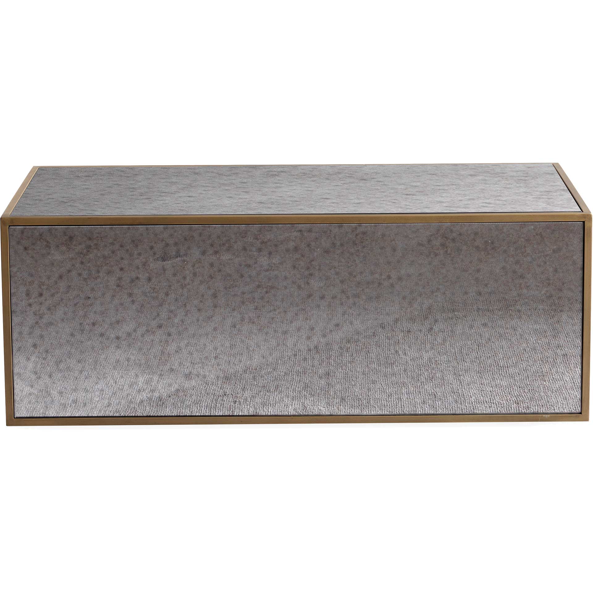 Lacey Mirrored Coffee Table Antique Mirror - Image 2
