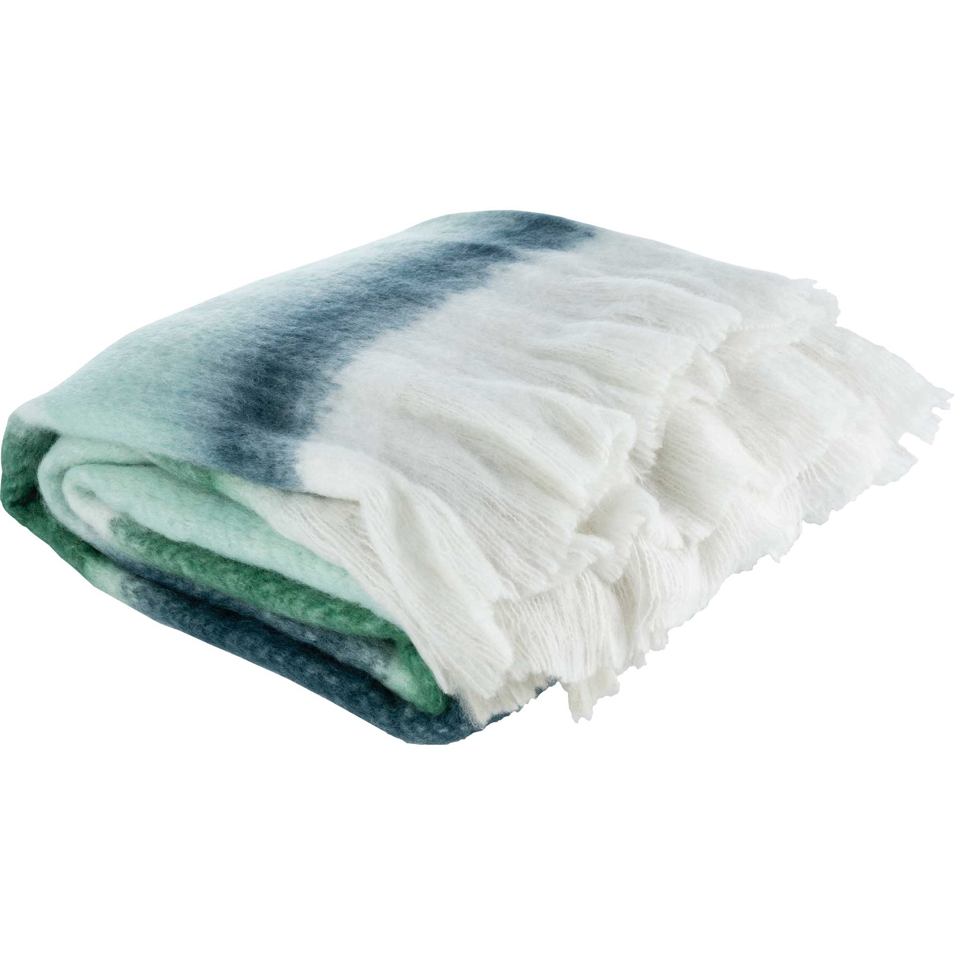 Lachlan Throw Denim/Emerald/Sea Foam - Image 2