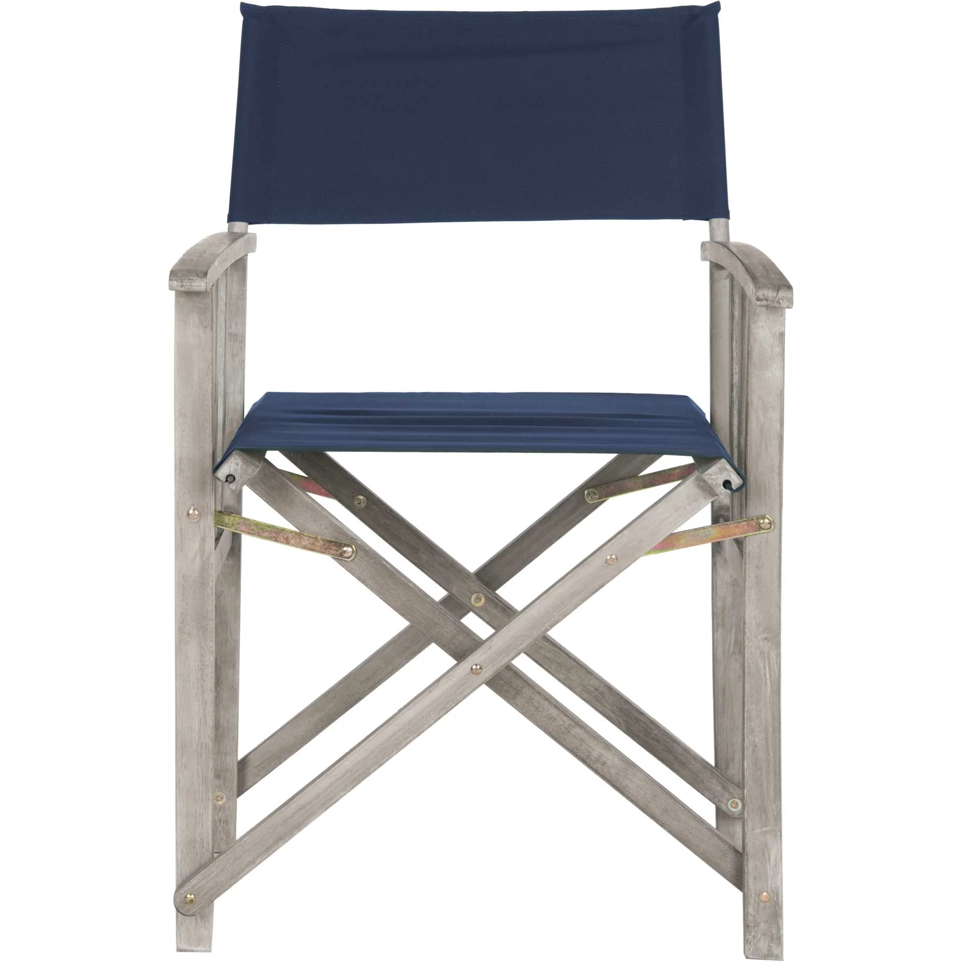 Lachlyn Director Chair Gray Wash/Navy (Set of 2) - Image 3