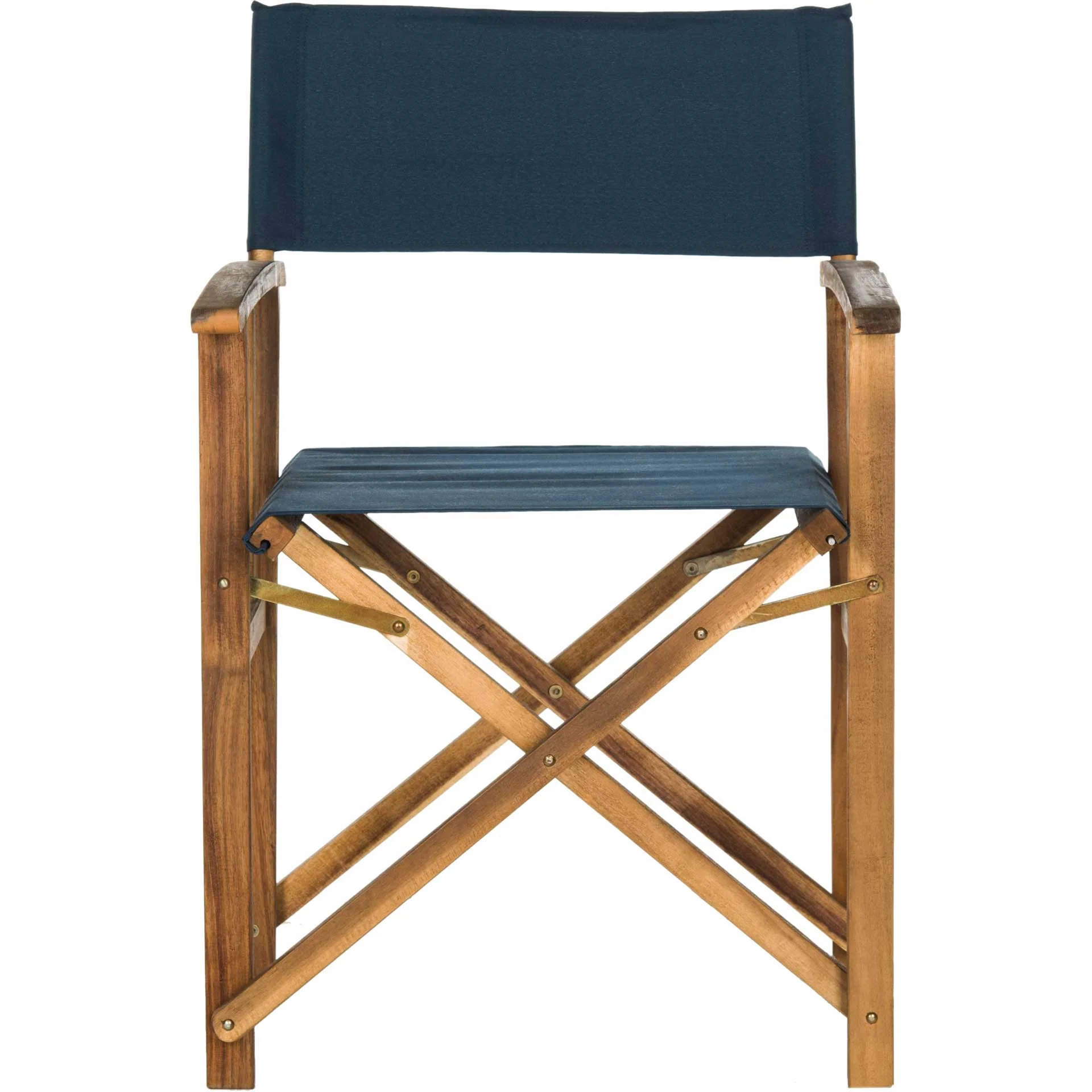 Lachlyn Director Chair Teak/Navy (Set of 2) - Image 3