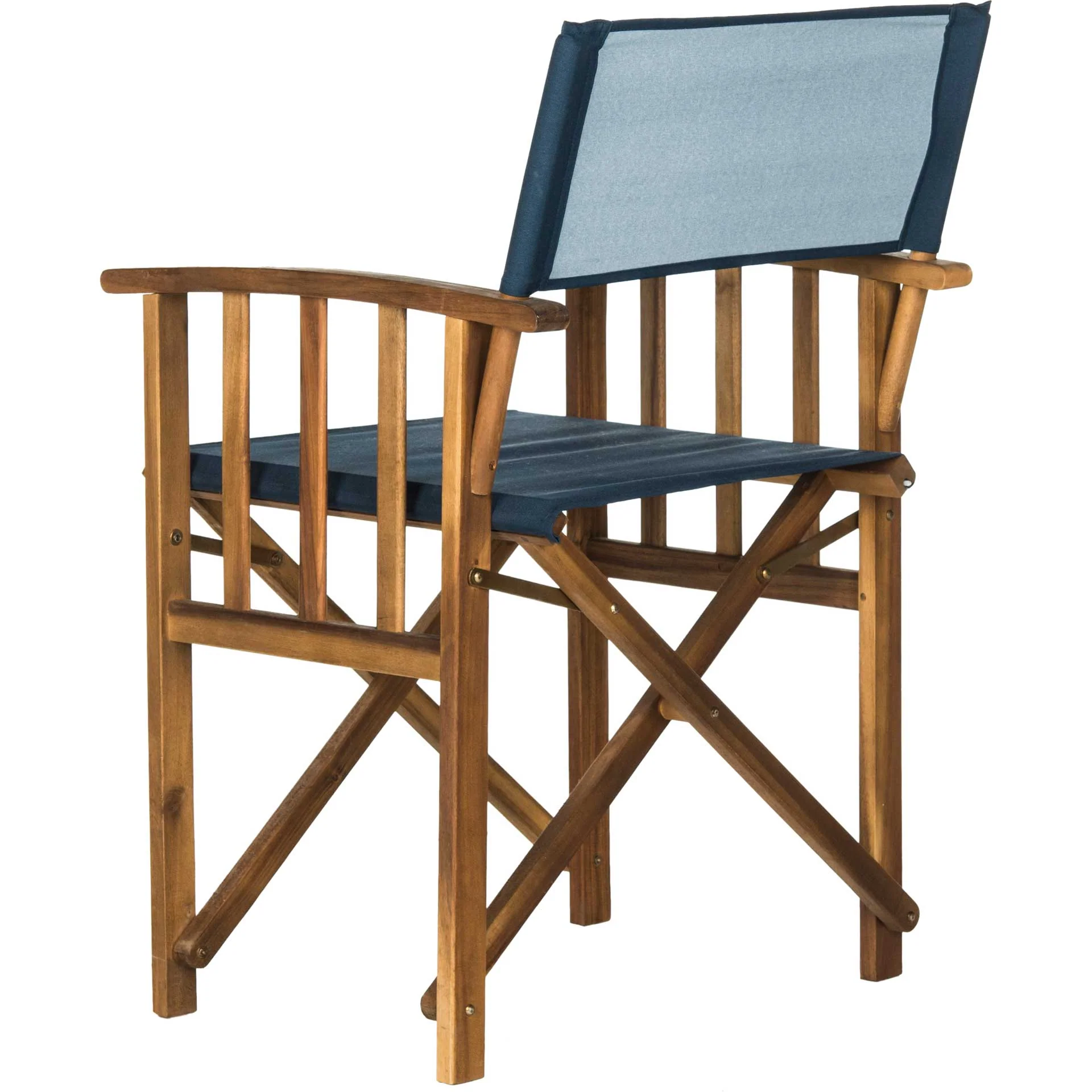 Lachlyn Director Chair Teak/Navy (Set of 2) - Image 5