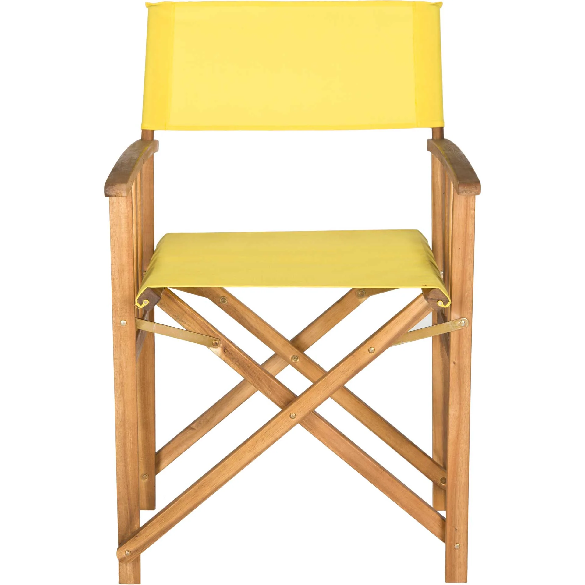 Lachlyn Director Chair Teak/Yellow (Set of 2) - Image 3