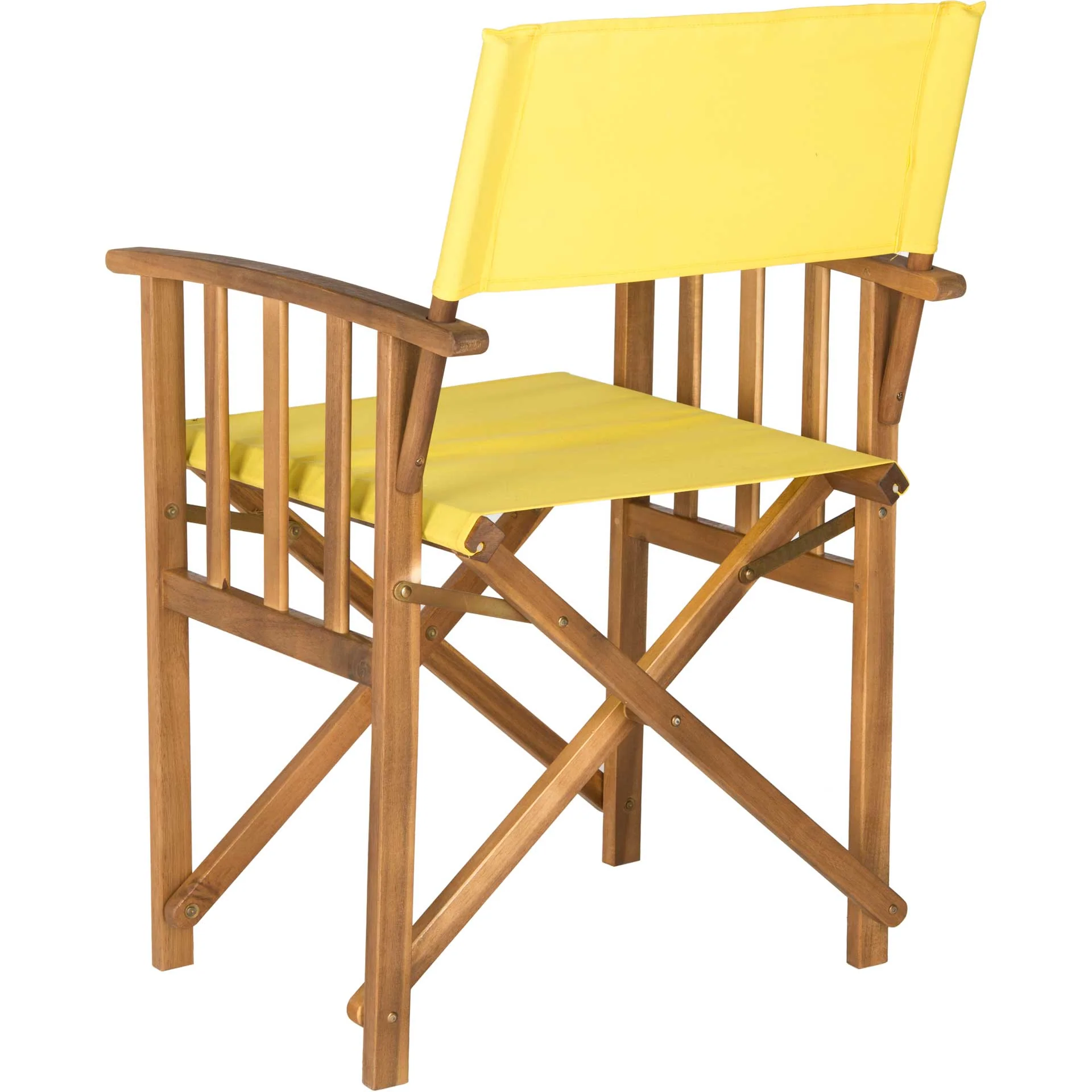 Lachlyn Director Chair Teak/Yellow (Set of 2) - Image 4