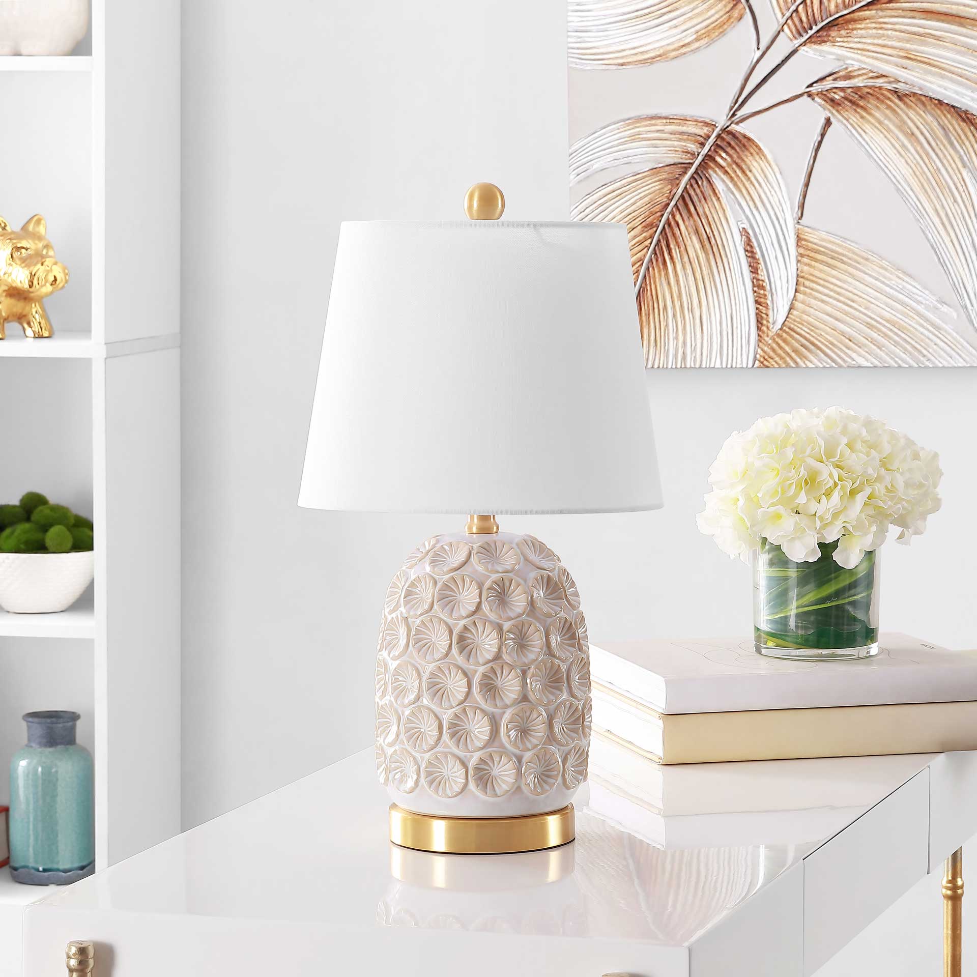 Lagos Table Lamp Cream - Image 3