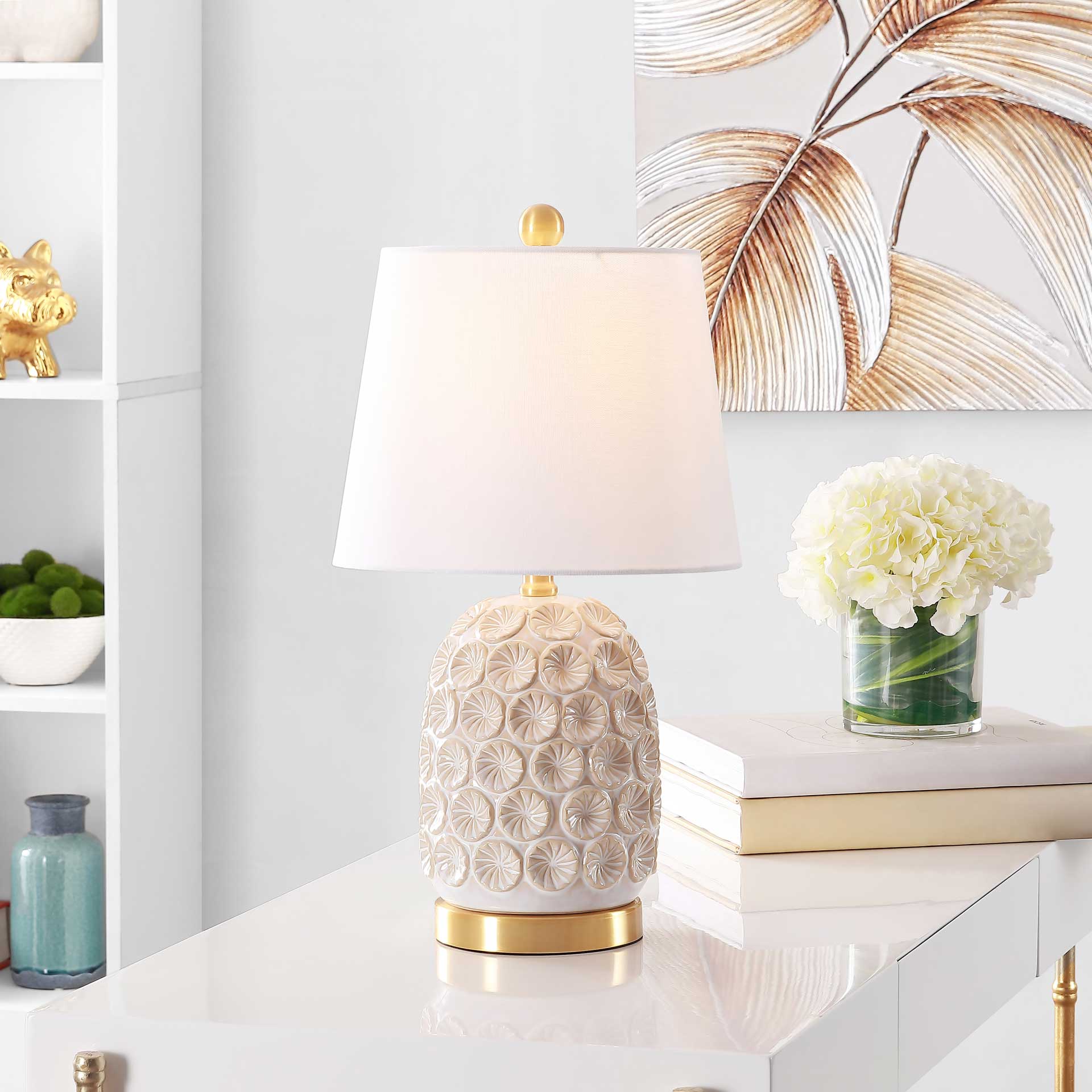 Lagos Table Lamp Cream - Image 4