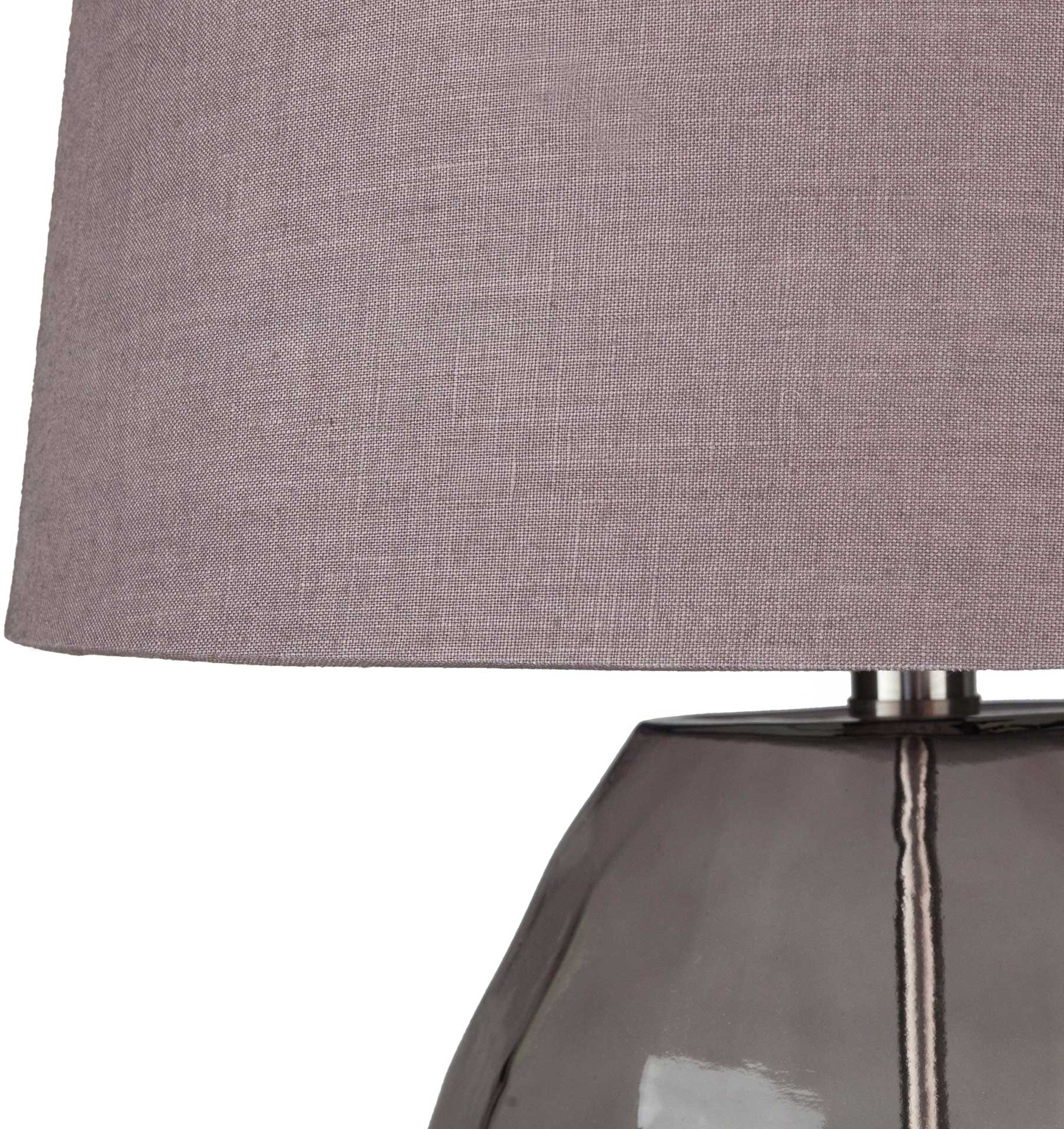 Lainey Table Lamp Dark Purple/Smoke/Charcoal - Image 3