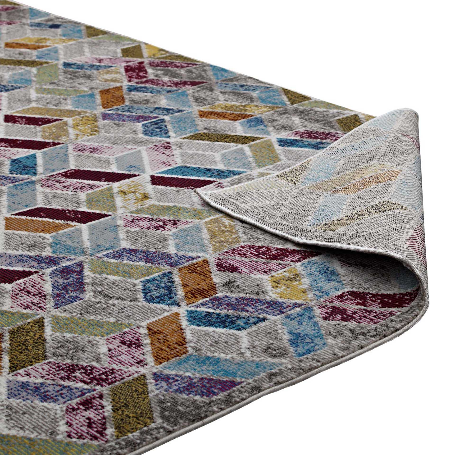 Lakeville Geometric Area Rug Multicolored - Image 4