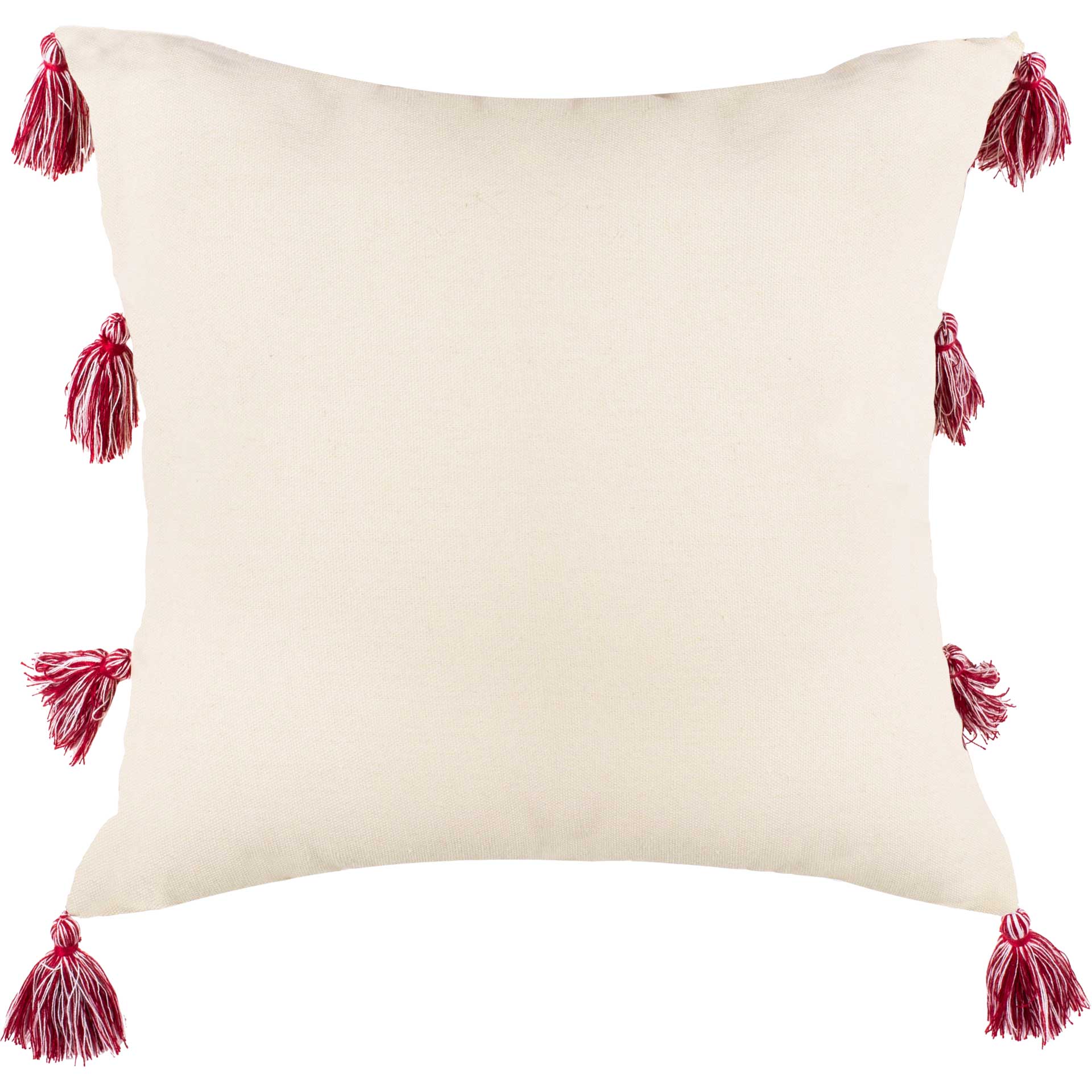 Lakh Pillow Beige/Red - Image 2