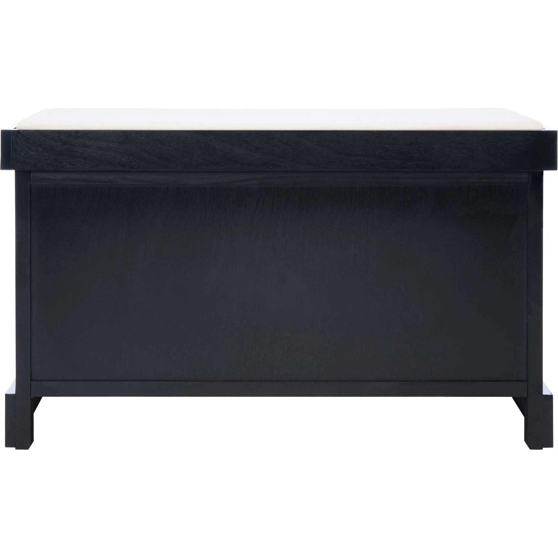 Lali 2 Drawer/Cushion Storage Bench Black - Image 4