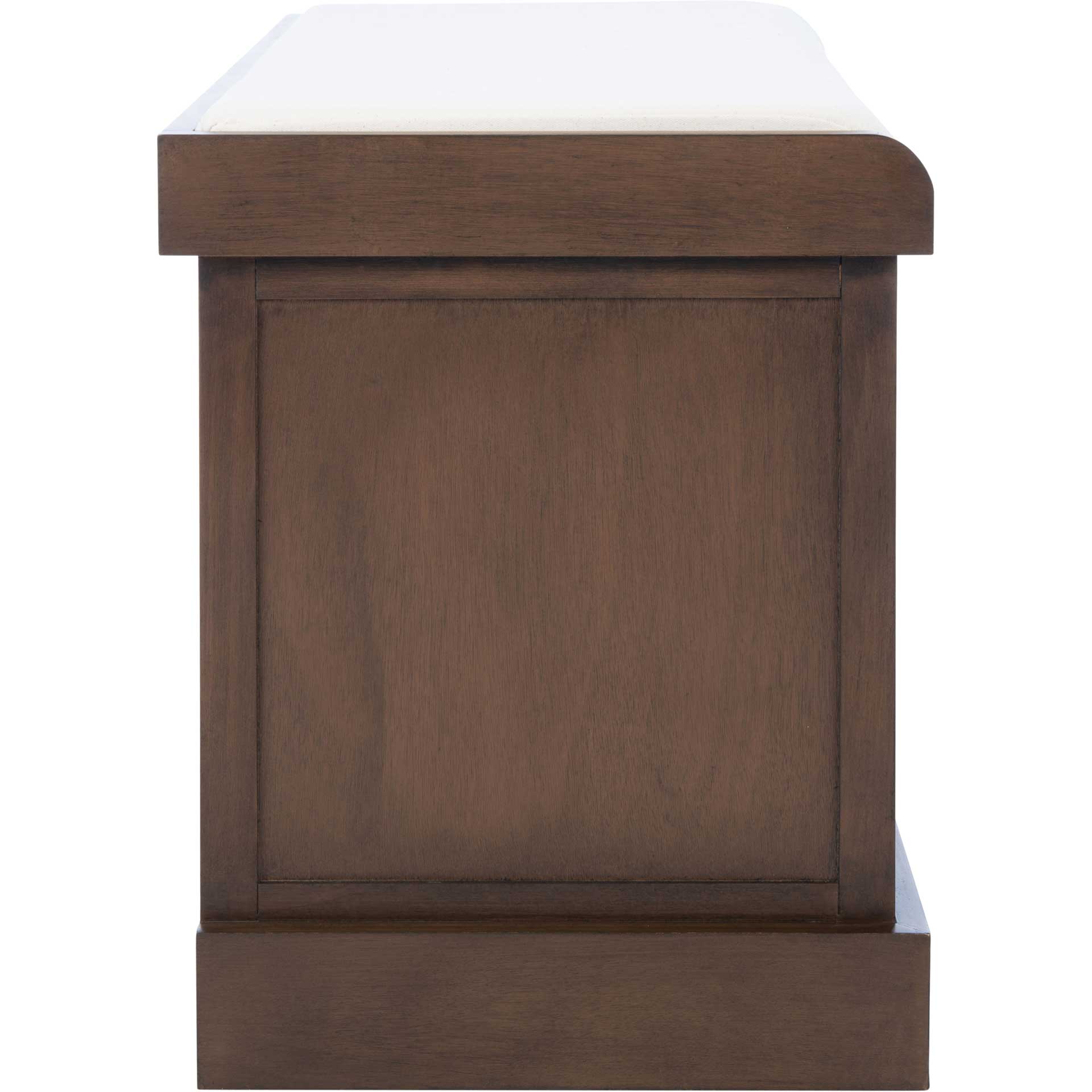 Lali 2 Drawer/Cushion Storage Bench Brown - Image 3