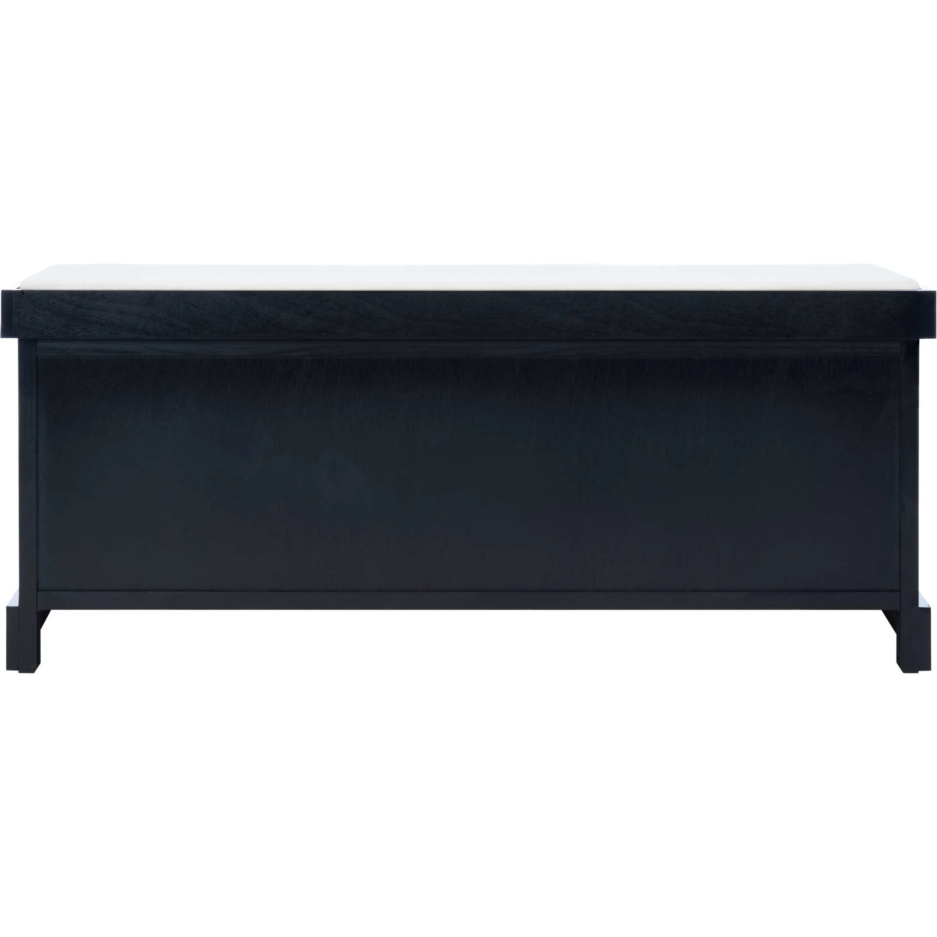 Lali 3 Drawer/Cushion Storage Bench Black - Image 4