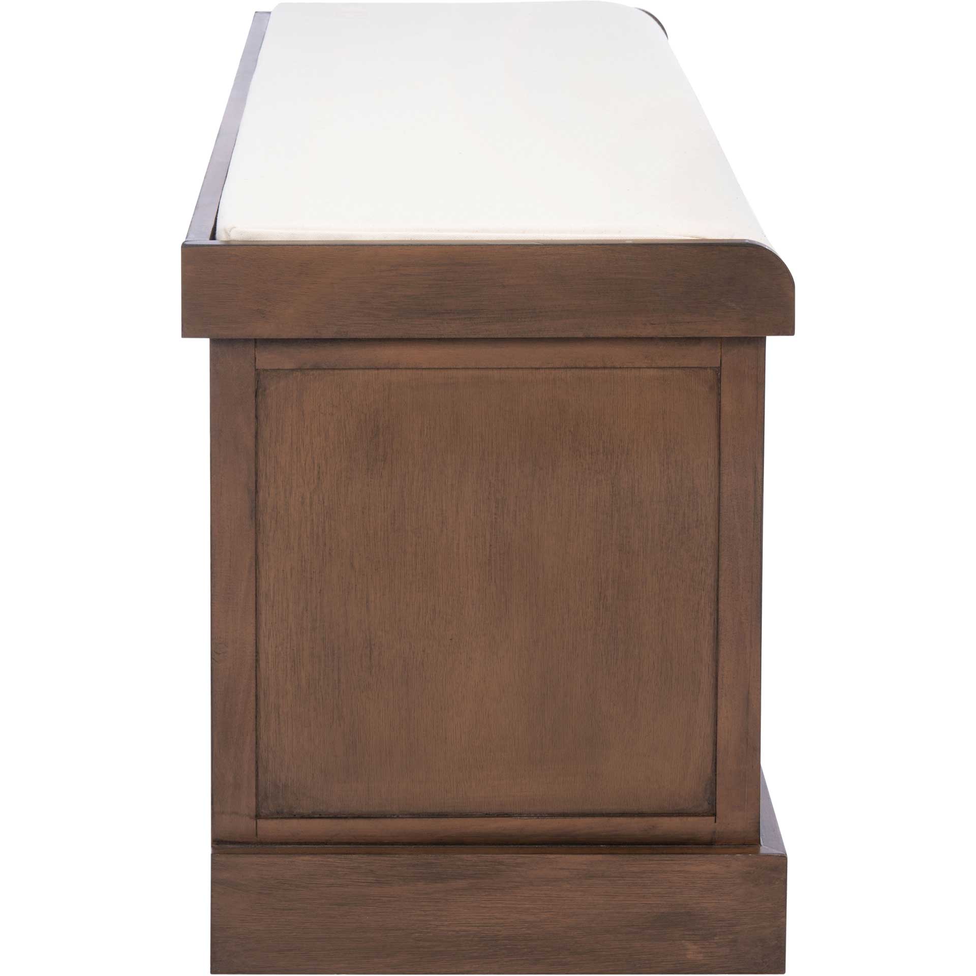 Lali 3 Drawer/Cushion Storage Bench Brown - Image 4