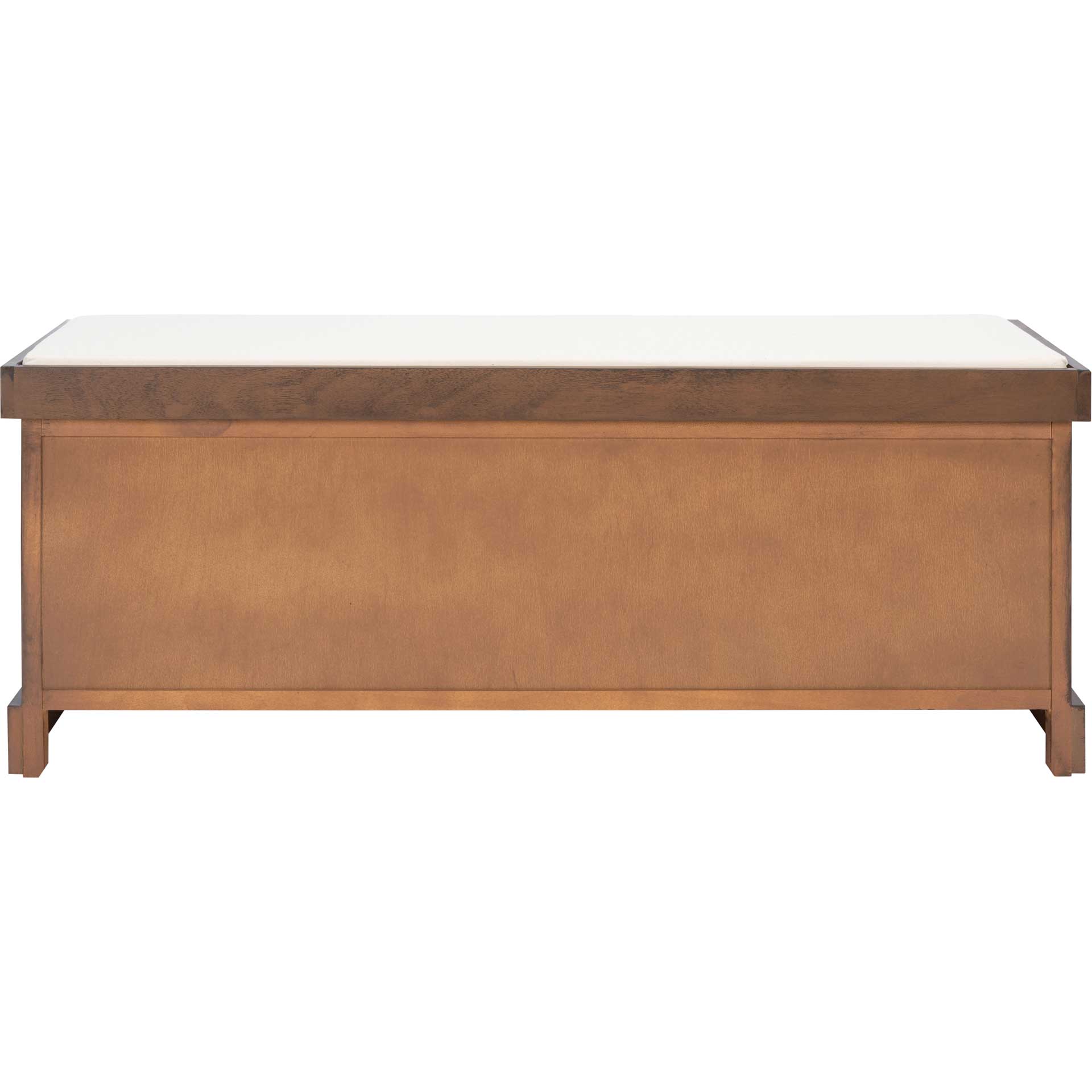 Lali 3 Drawer/Cushion Storage Bench Brown - Image 5
