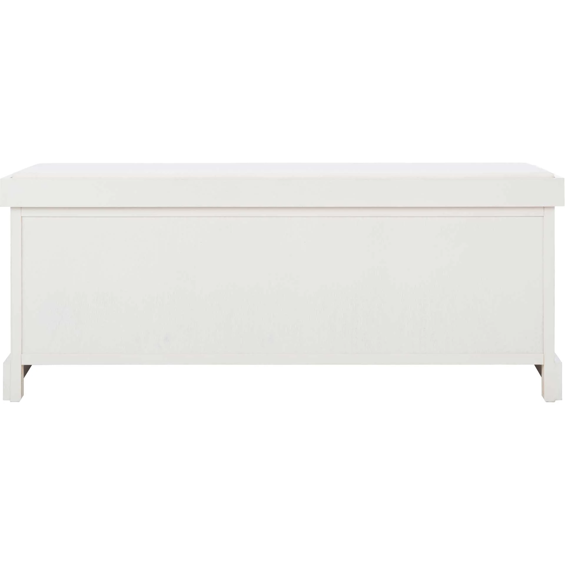 Lali 3 Drawer/Cushion Storage Bench Distressed White - Image 4