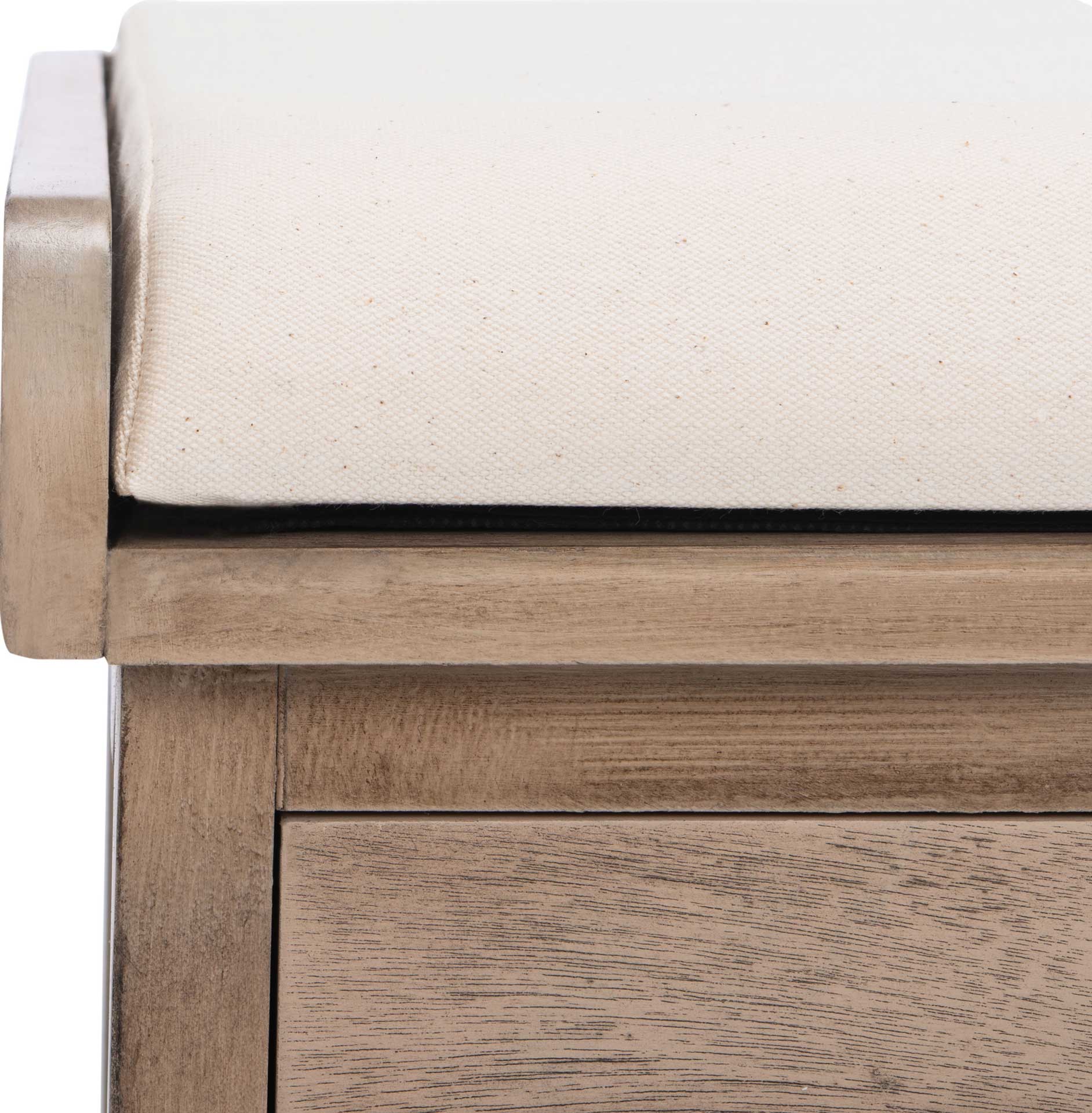 Lali 3 Drawer/Cushion Storage Bench Sand - Image 6