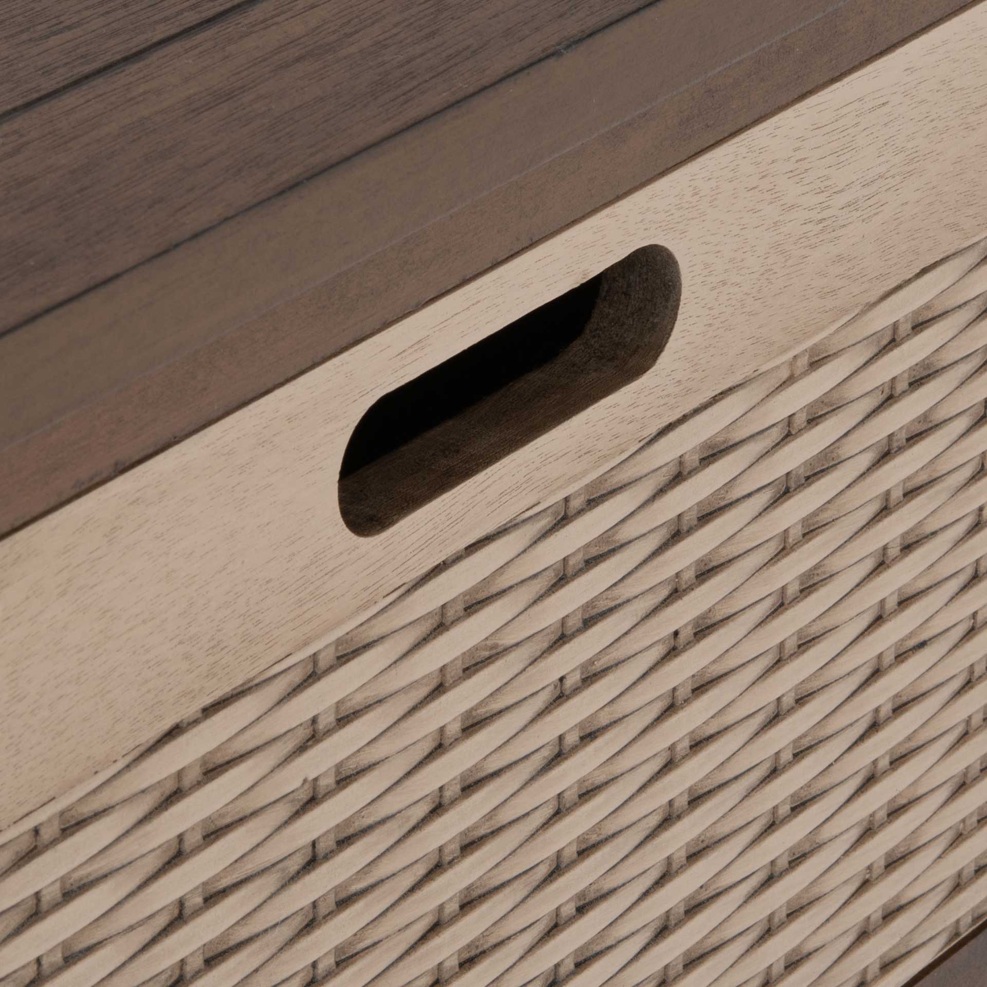 Lali 3 Drawer Storage Bench Brown - Image 6