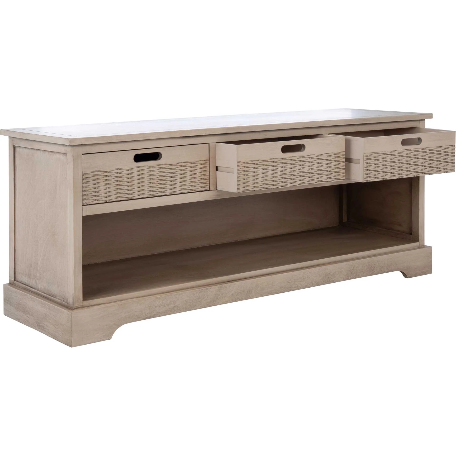 Lali 3 Drawer Storage Bench Sand - Image 2