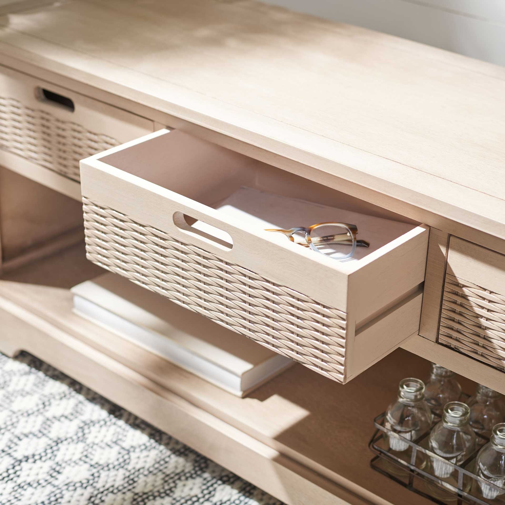 Lali 3 Drawer Storage Bench Sand - Image 7