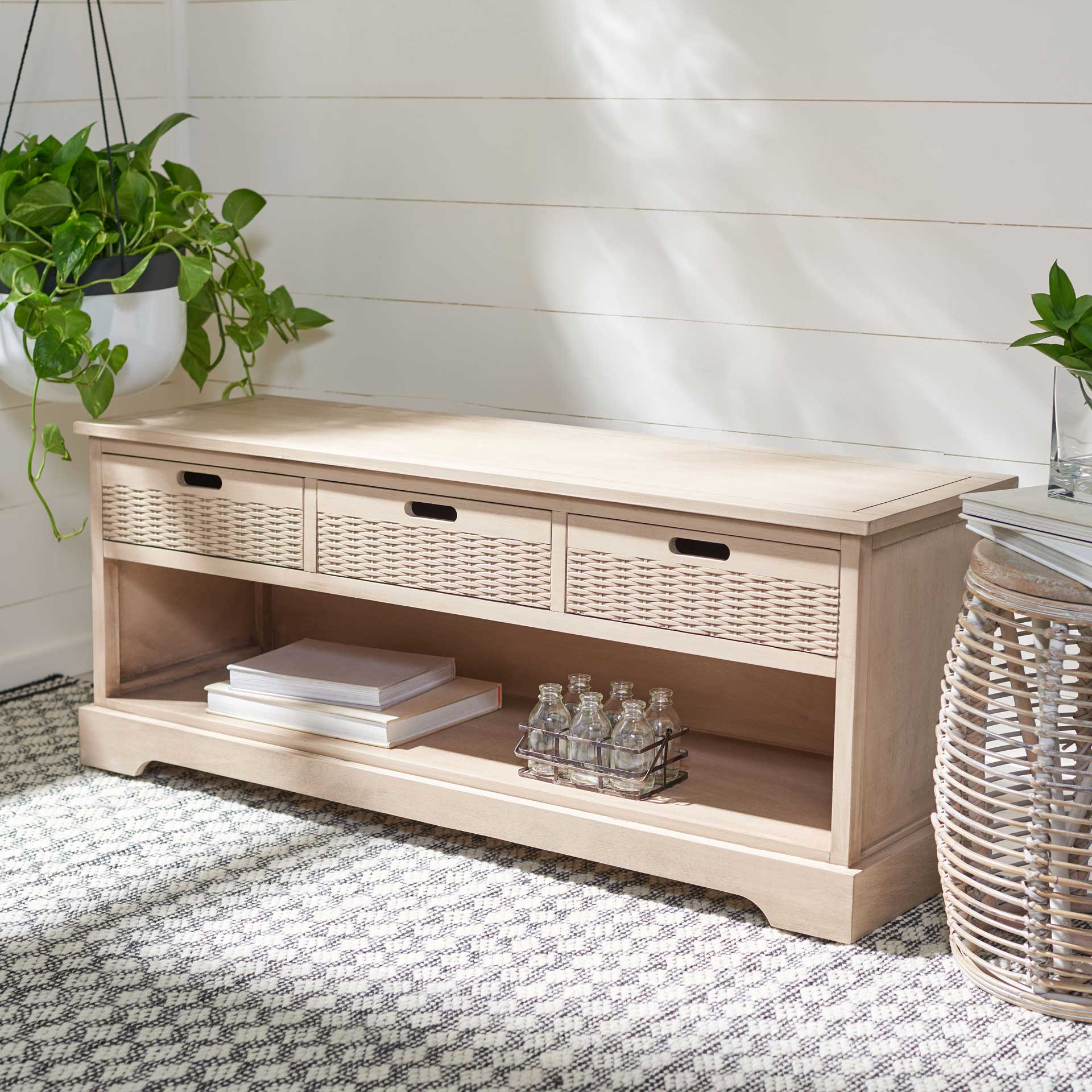 Lali 3 Drawer Storage Bench Sand - Image 8