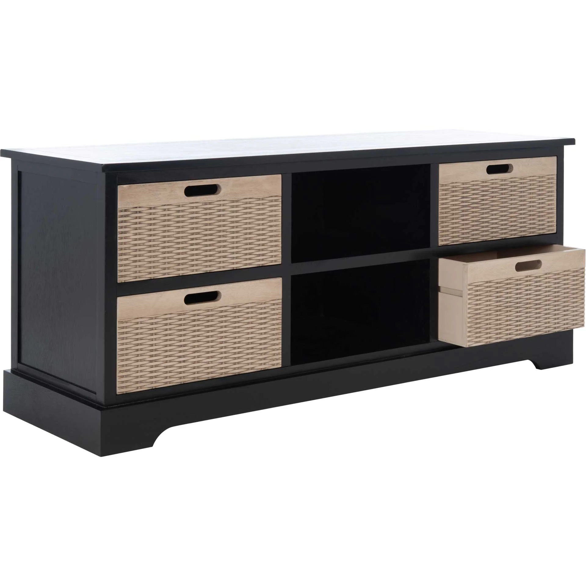 Lali 4 Drawer Media Stand Black - Image 2