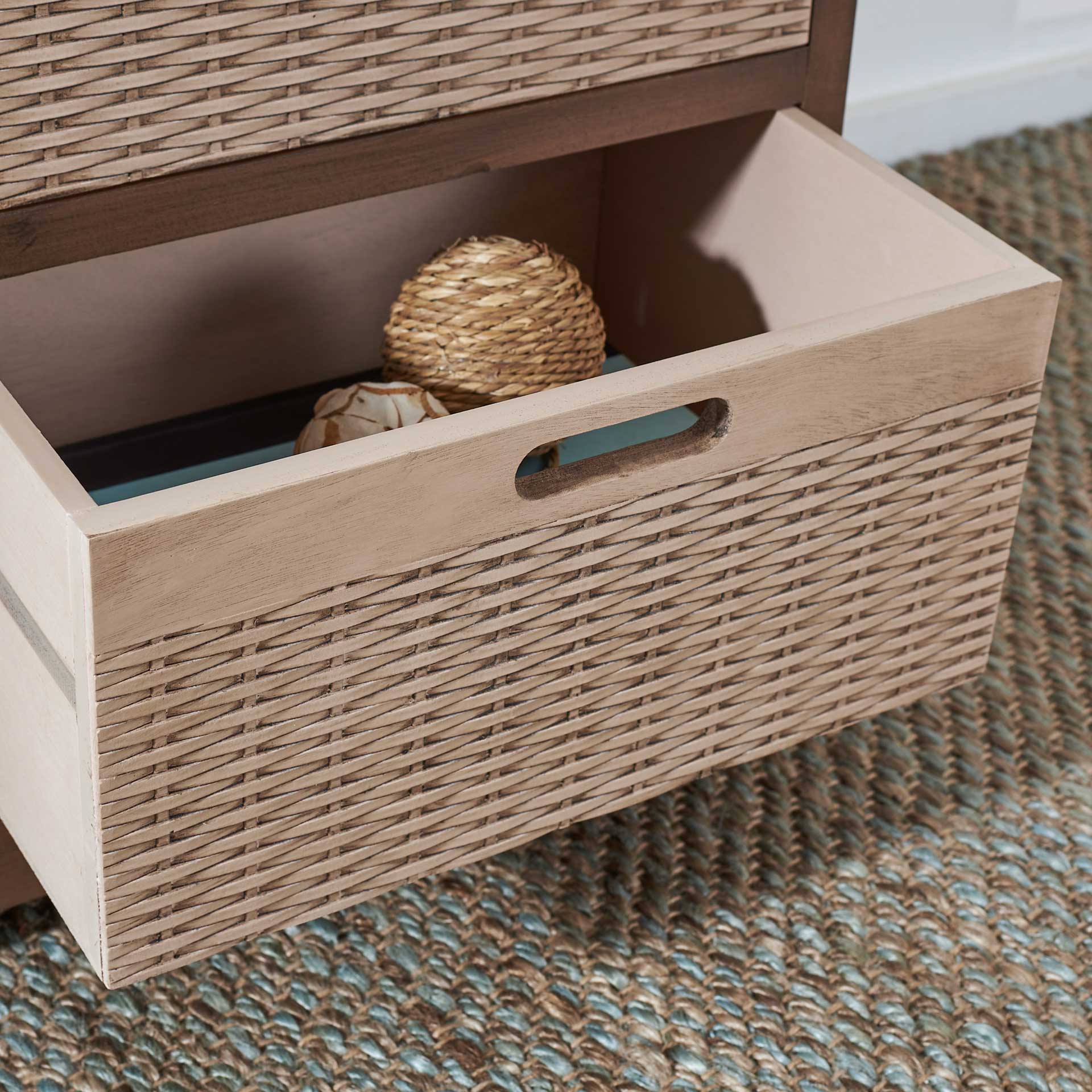 Lali 4 Drawer Media Stand Brown - Image 7