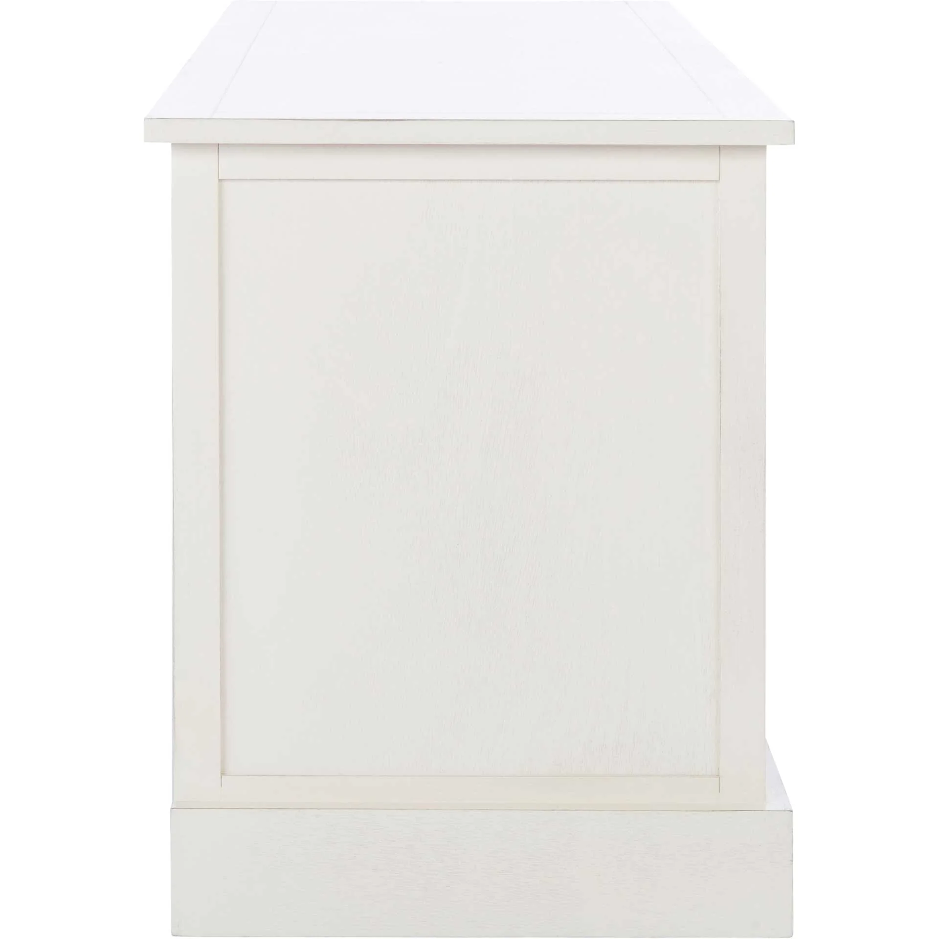 Lali 4 Drawer Media Stand Distressed White - Image 3
