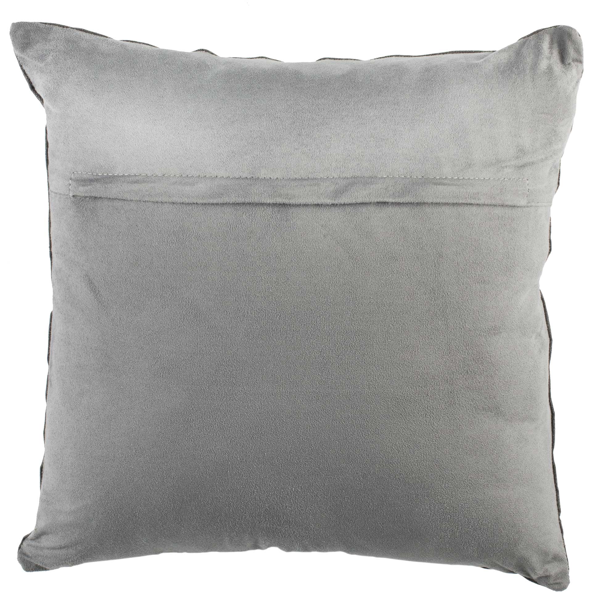 Lamar Cowhide Pillow Gey/White - Image 2