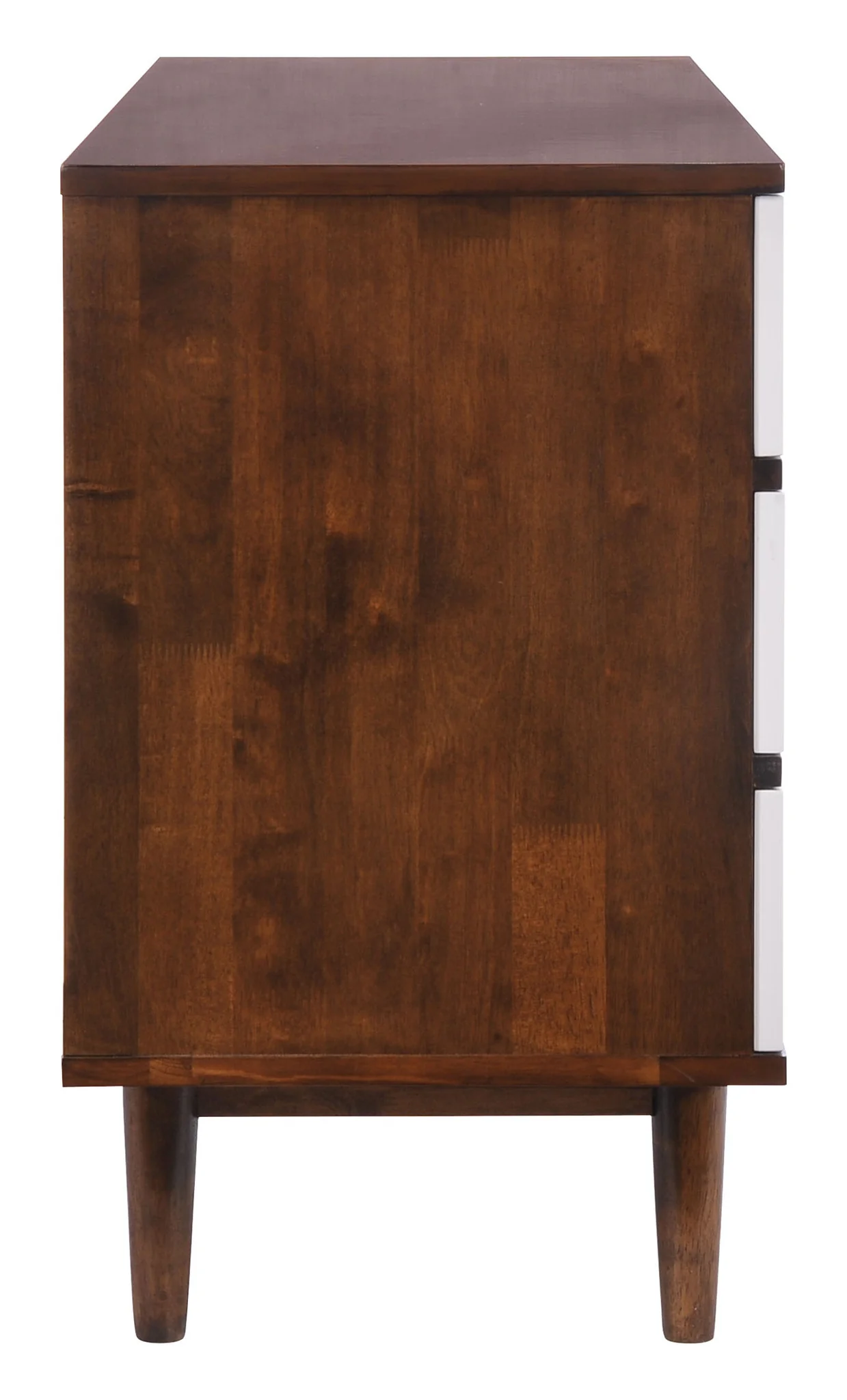 Lan Double Dresser Walnut & White - Image 3
