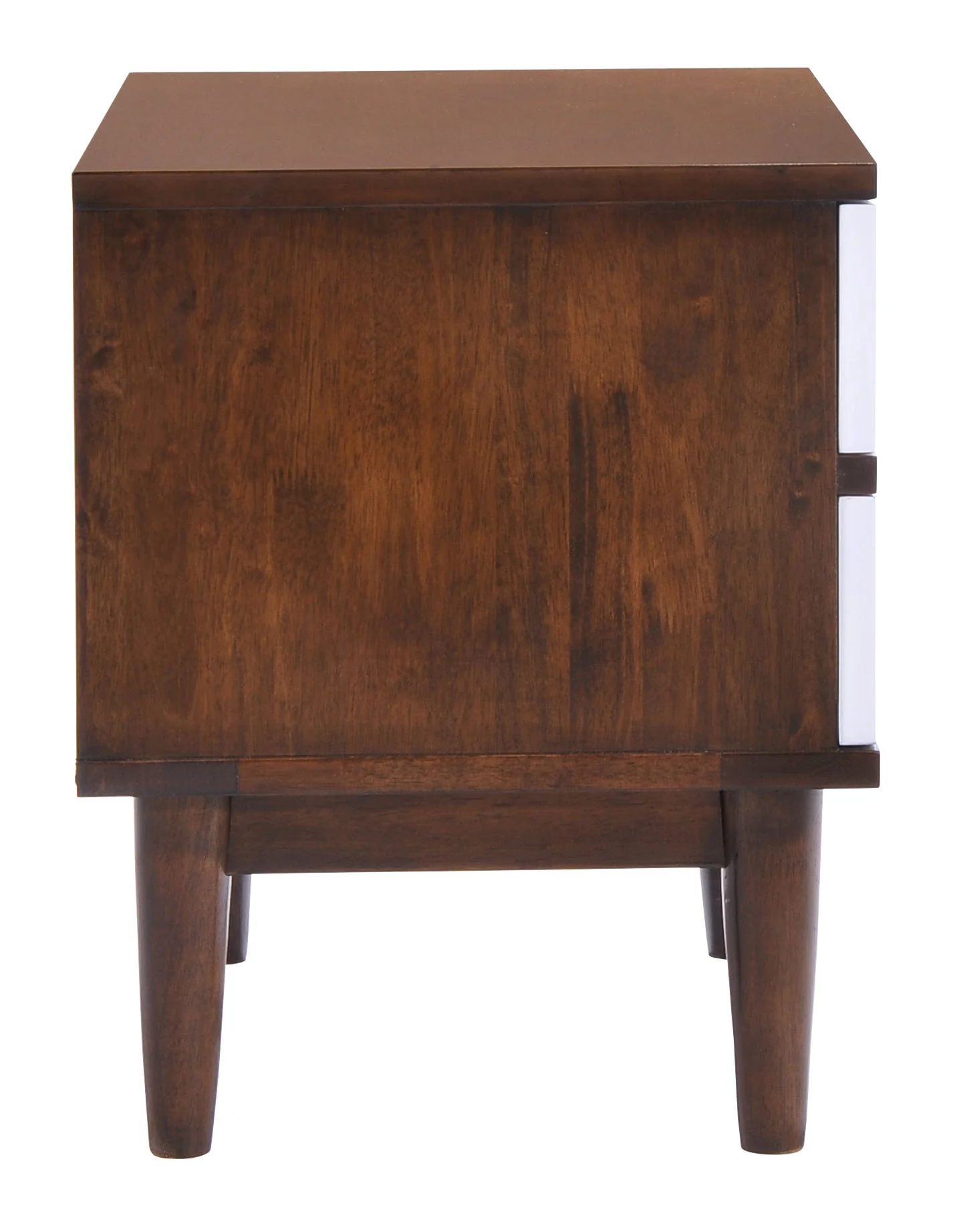 Lan Night Stand Walnut & White - Image 4