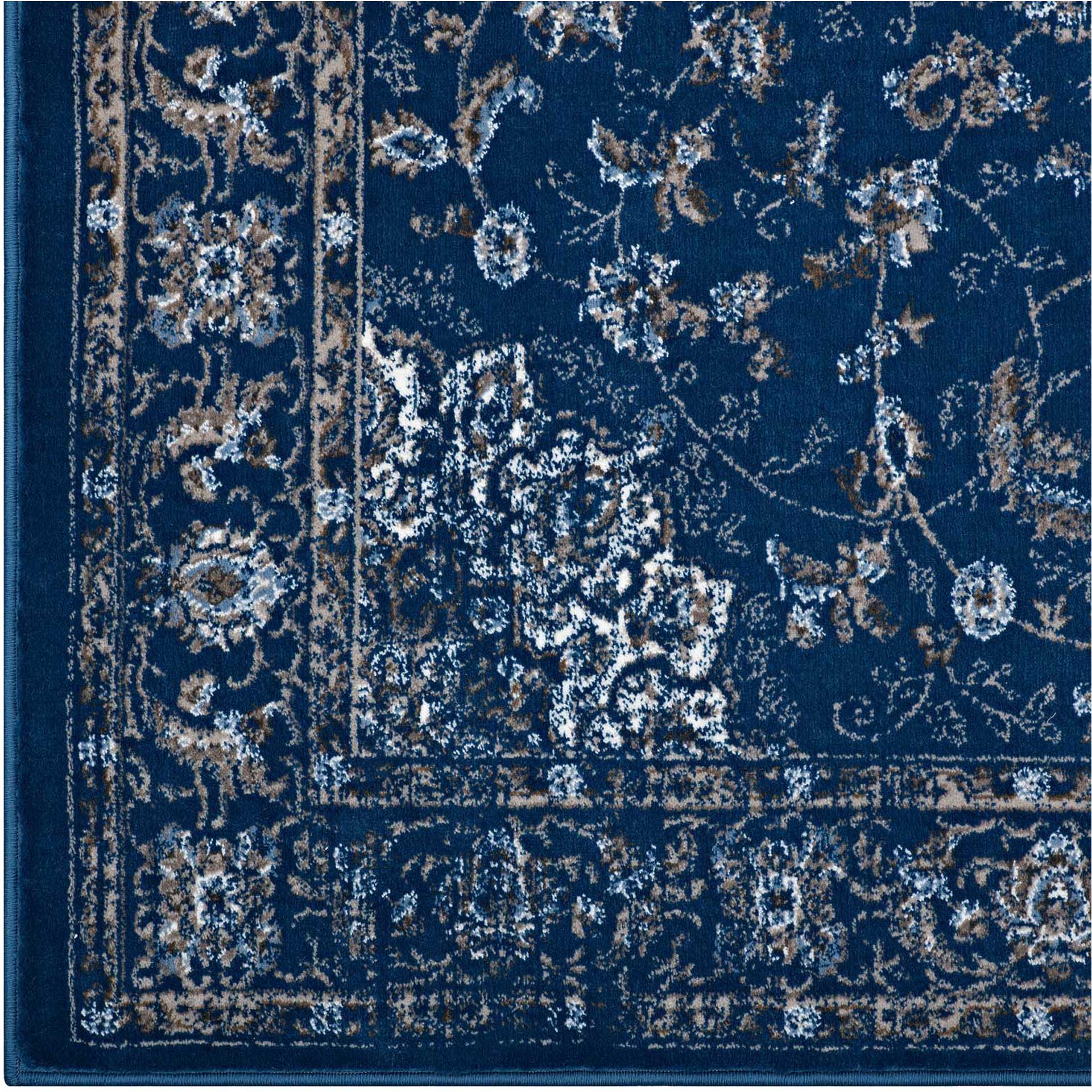 Lancaster Area Rug Moroccan Blue/Beige/Ivory - Image 2