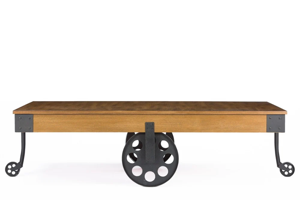 Lancaster Coffee Table Distressed Wood - Image 2