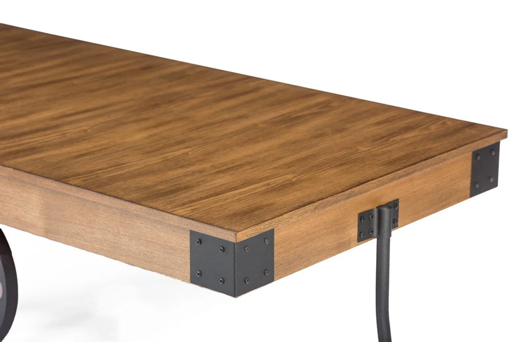 Lancaster Coffee Table Distressed Wood - Image 3