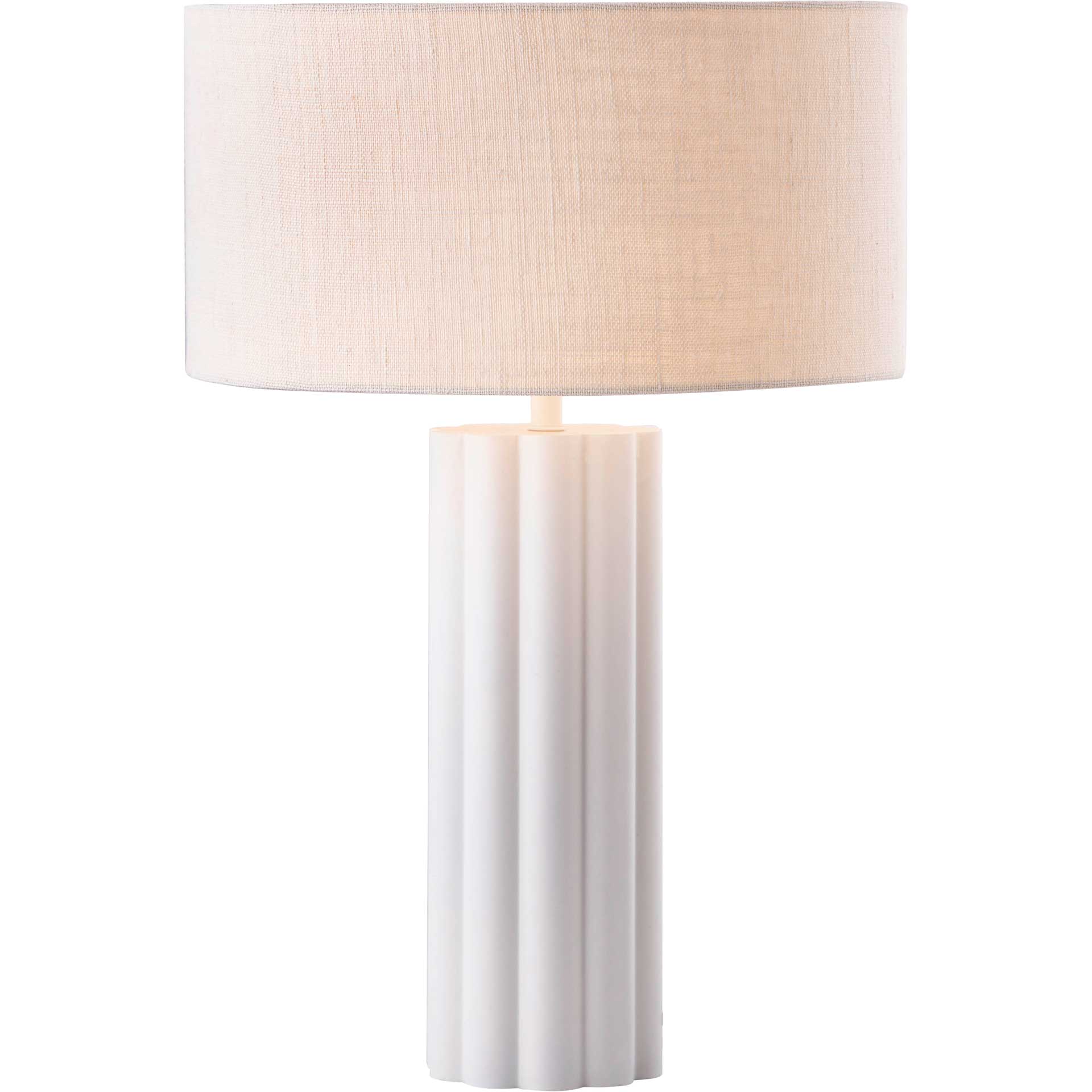 Lance Table Lamp Cream/White - Image 2
