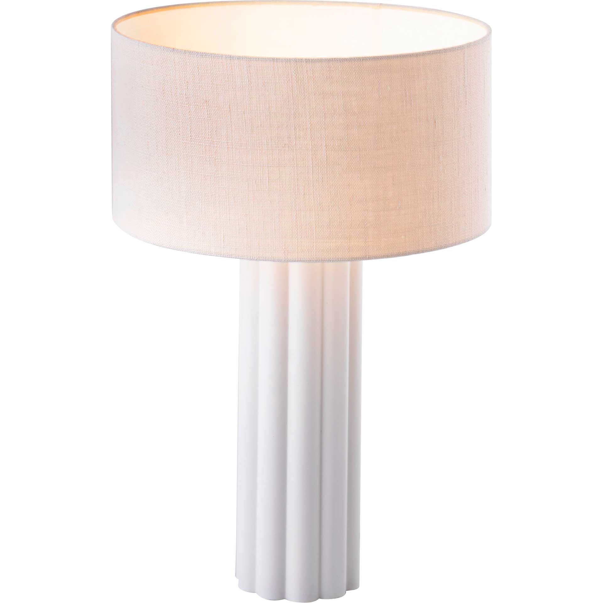 Lance Table Lamp Cream/White - Image 3